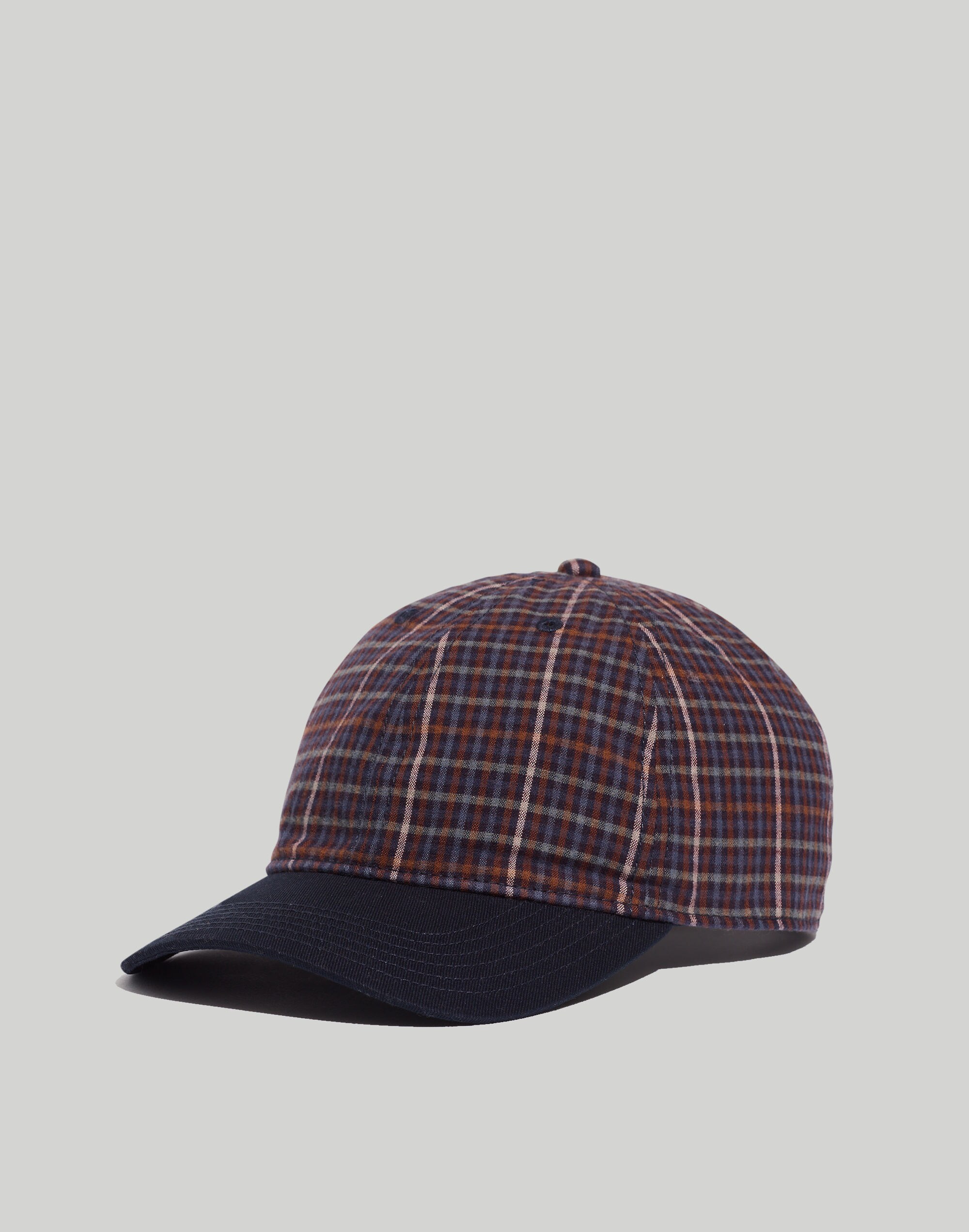 Plaid Baseball Cap
