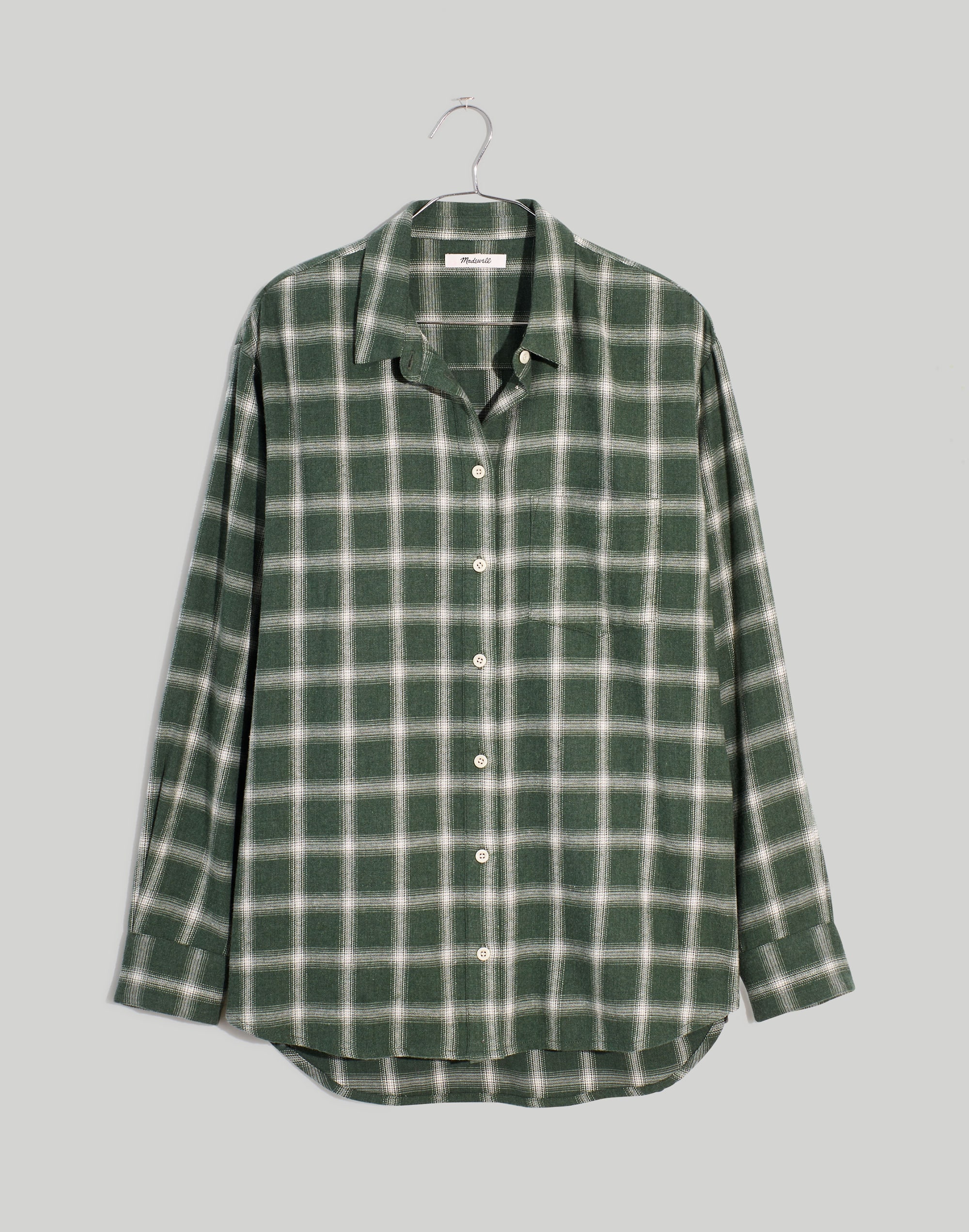 Oversized Ex-Boyfriend Shirt in Delford Plaid