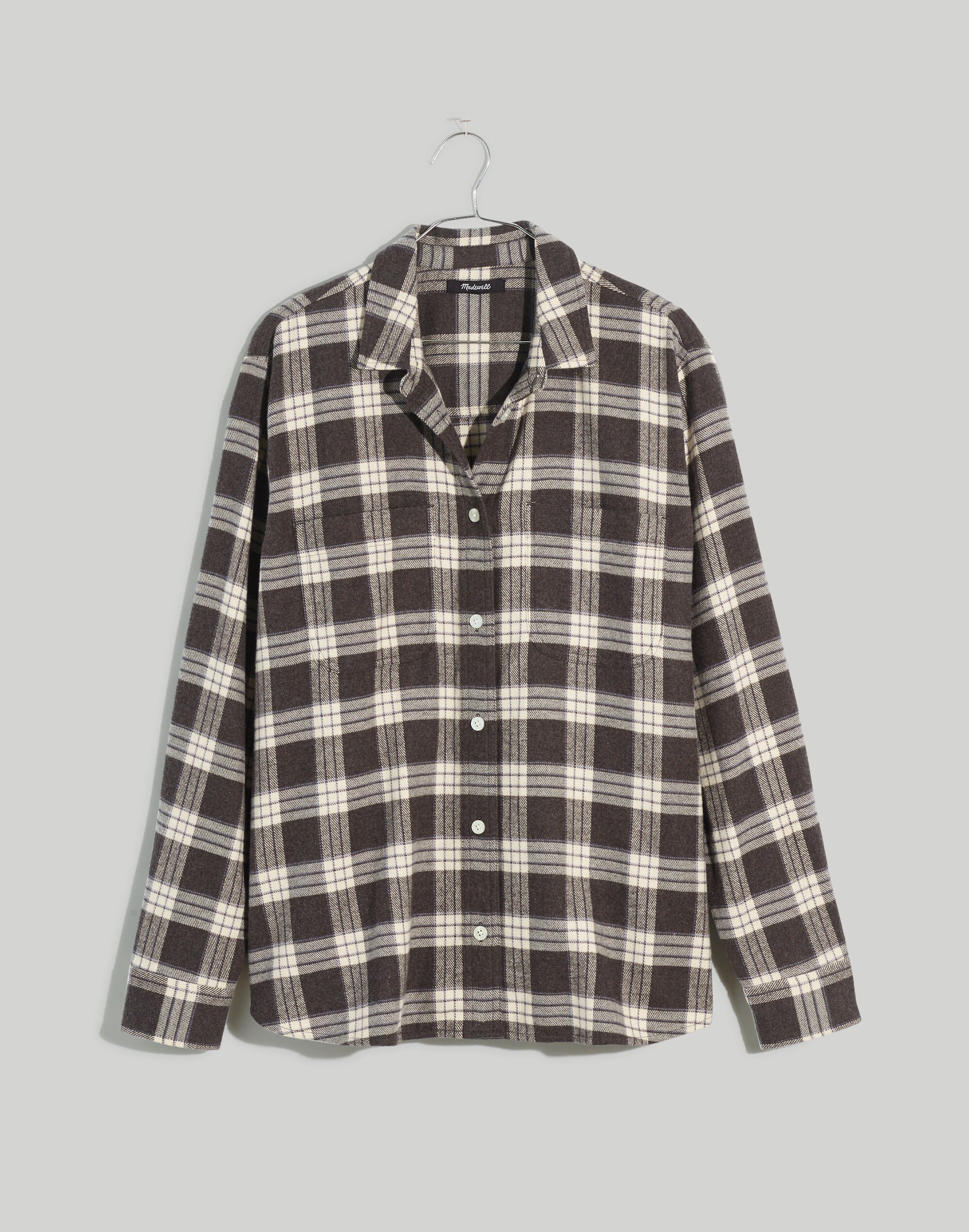 Oversized Ex-Boyfriend Swing Shirt in Pinella Plaid
