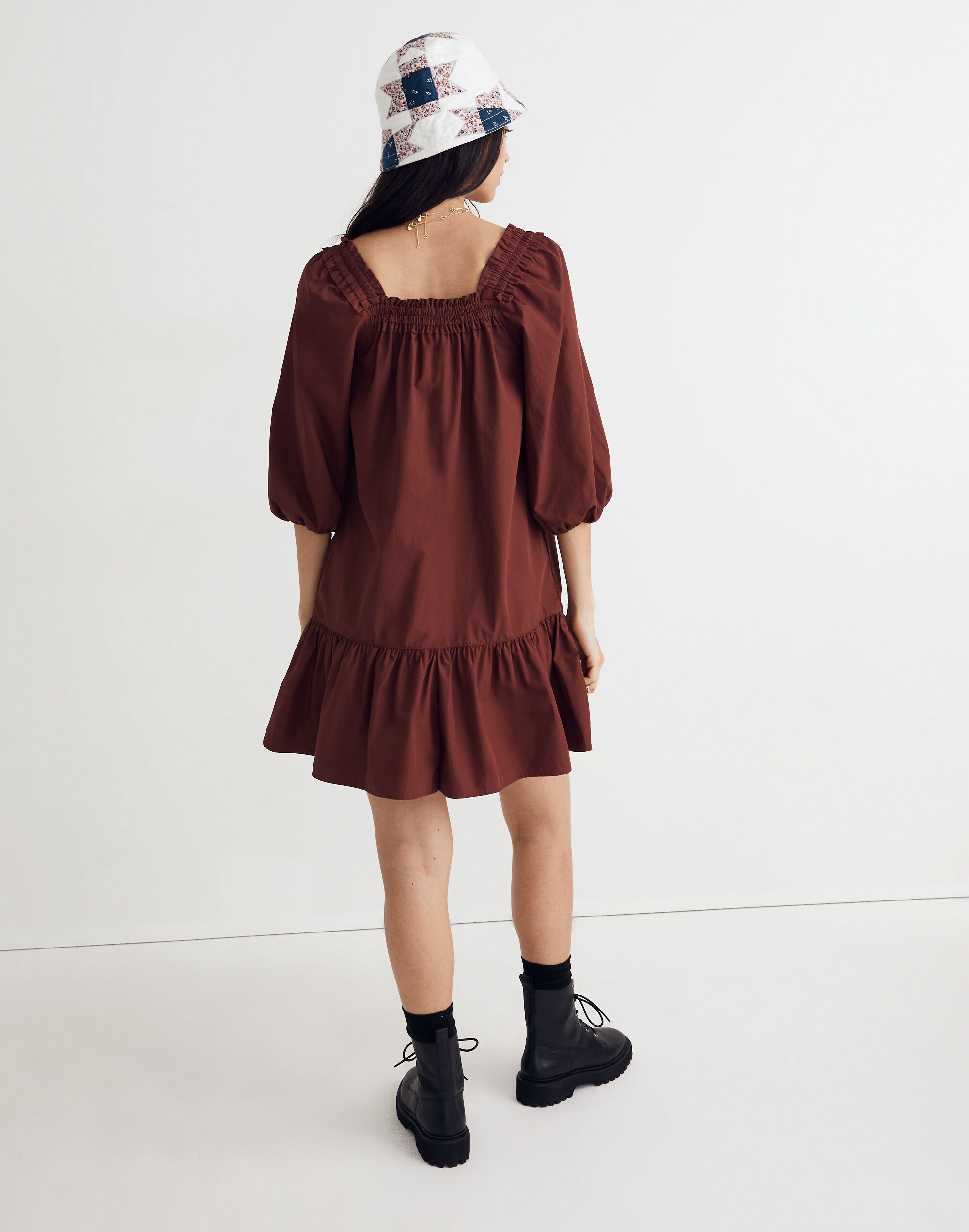 Poplin Mini Dress
