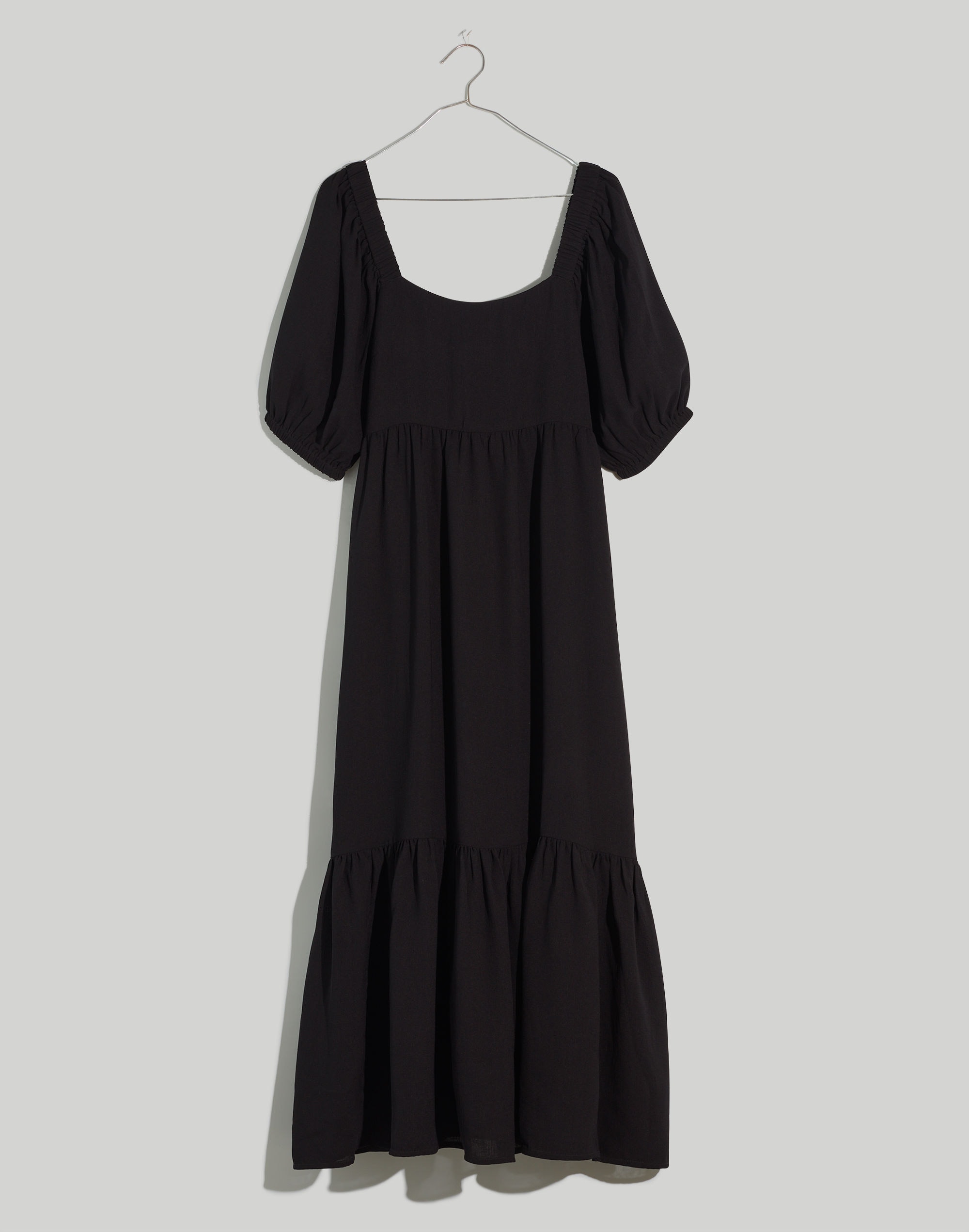 Crinkle Tie-Back Midi Dress