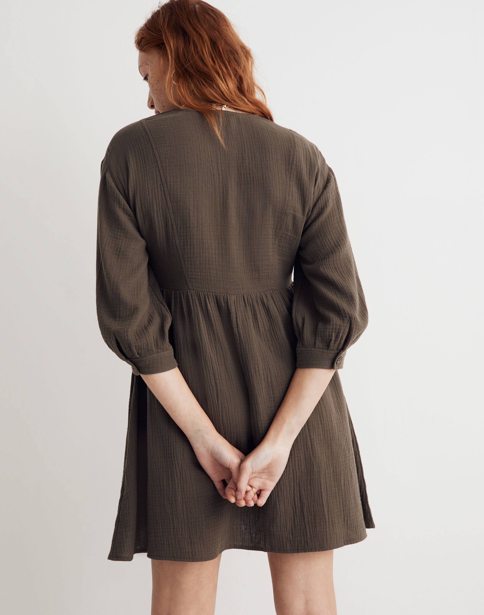 Lightspun V-Neck Mini Dress