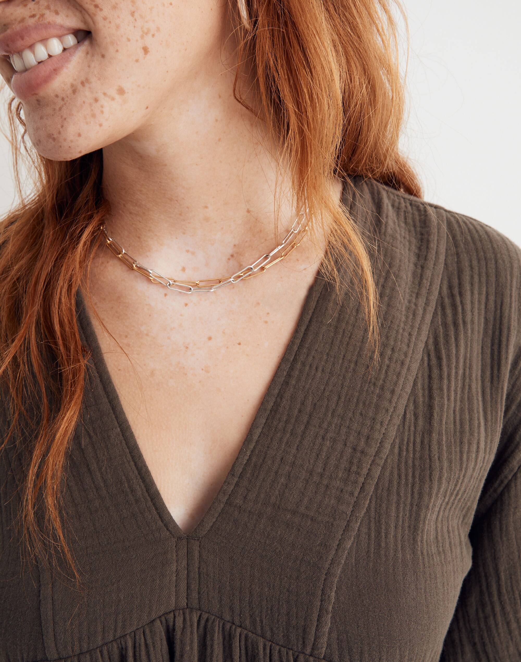 Lightspun V-Neck Mini Dress