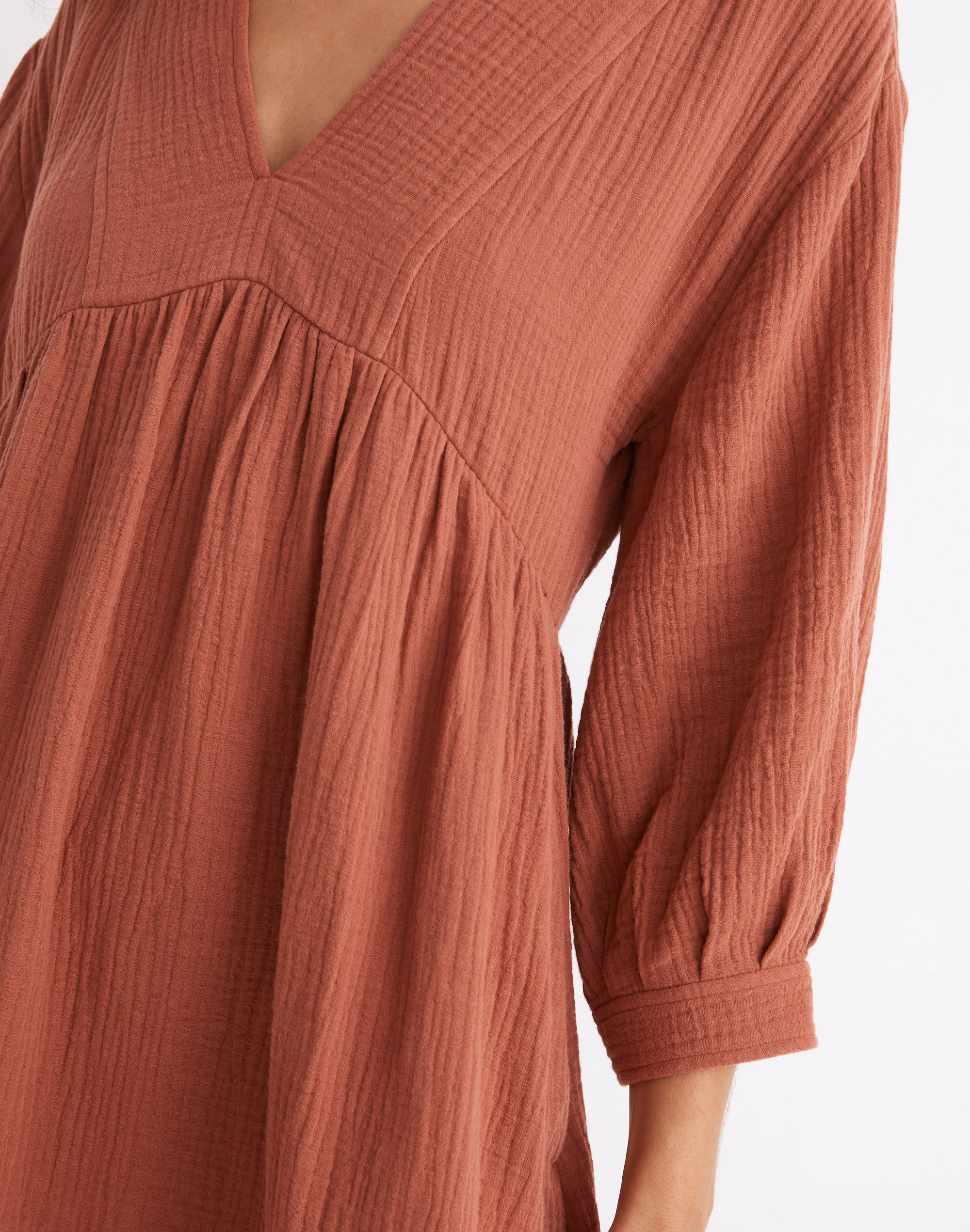 Lightspun V-Neck Mini Dress