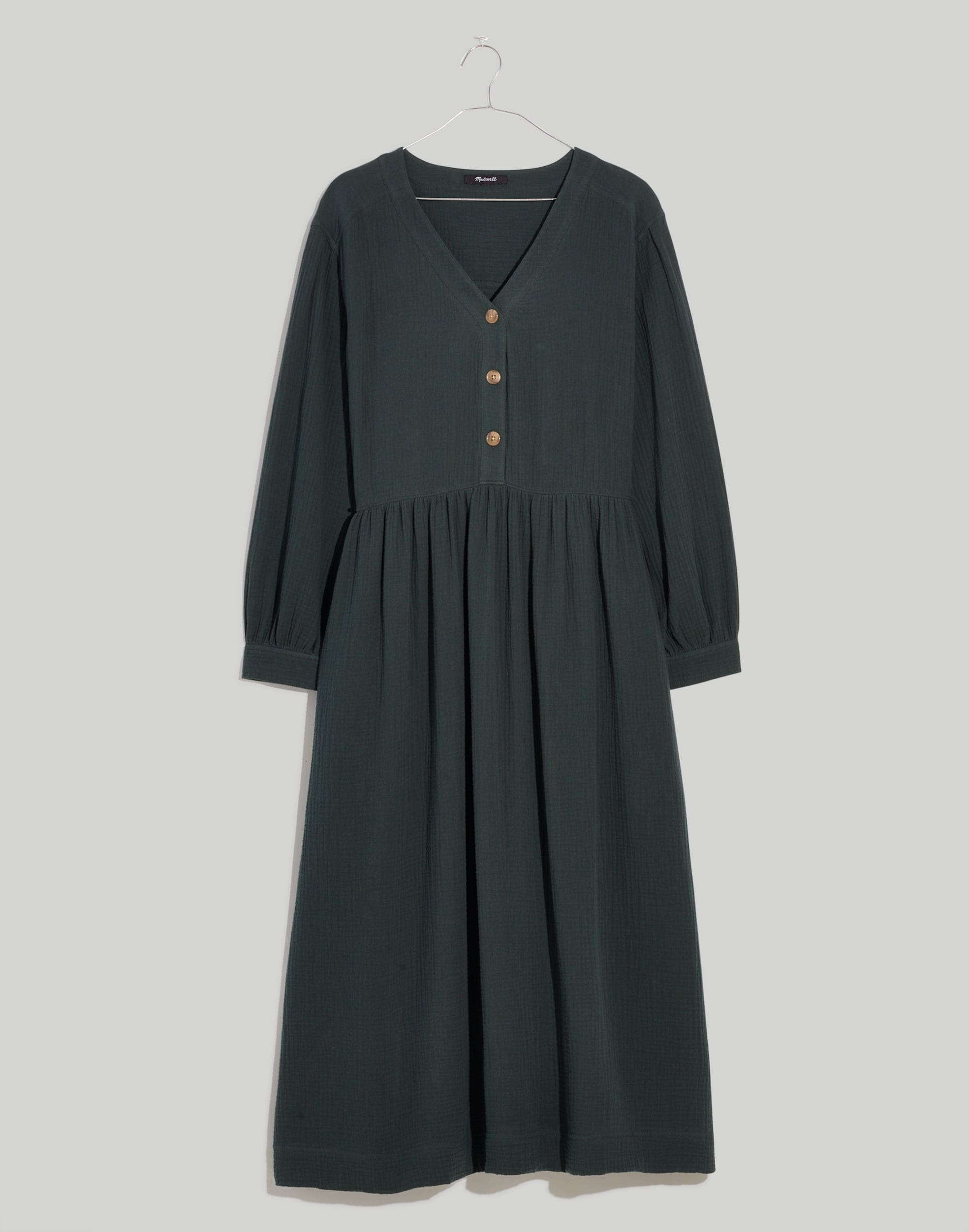 Lightspun Button-Front Midi Dress