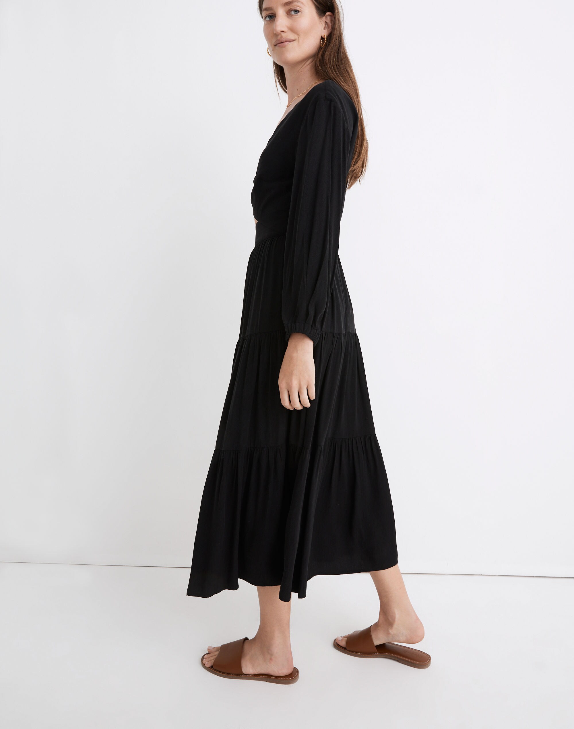 Lusterweave Cutout Midi Dress