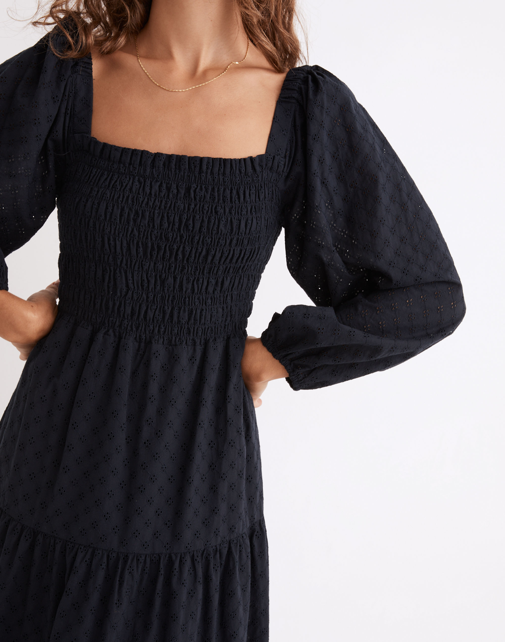 Lucie Cutout-Back Midi Dress