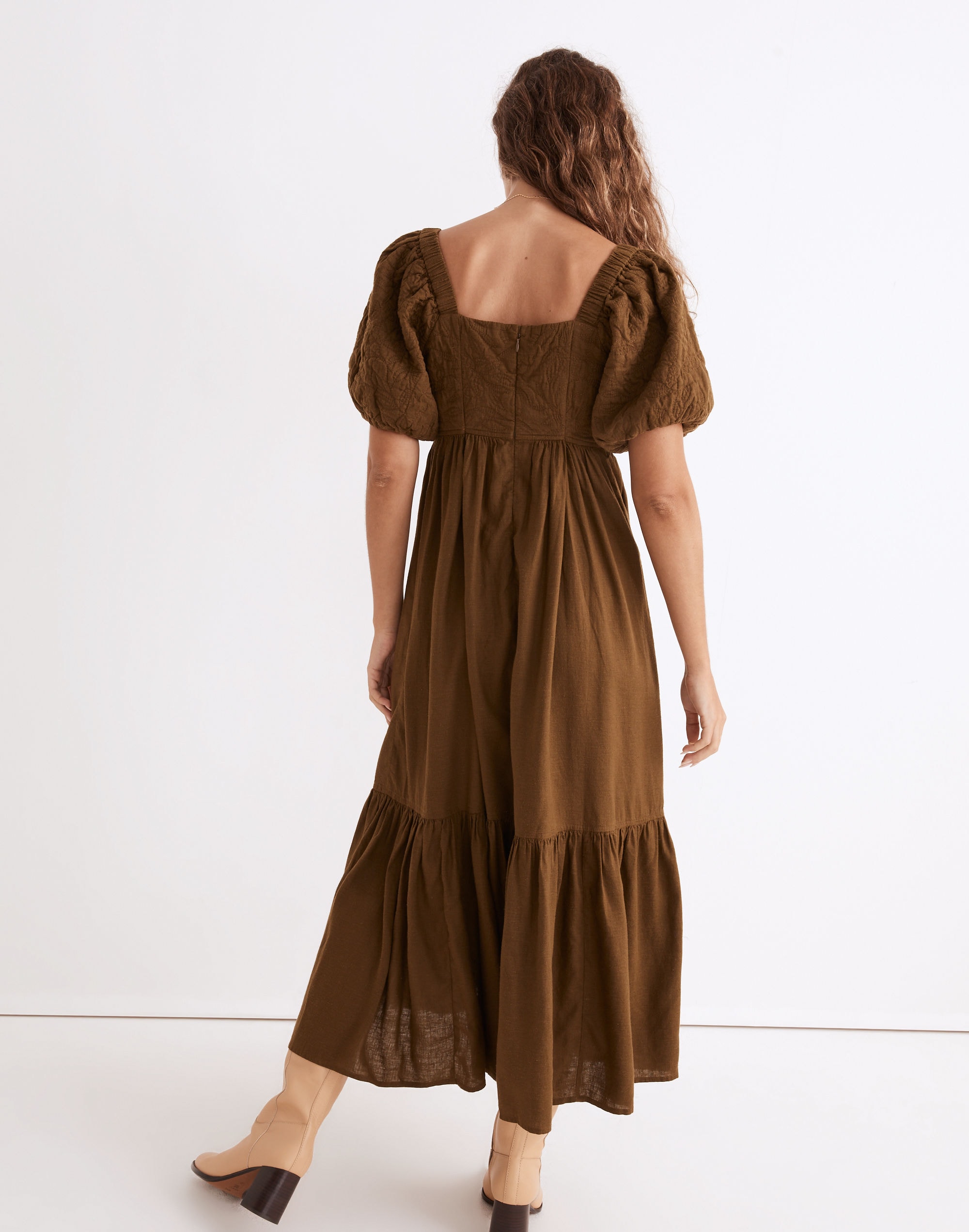 Tiered Midi Dress