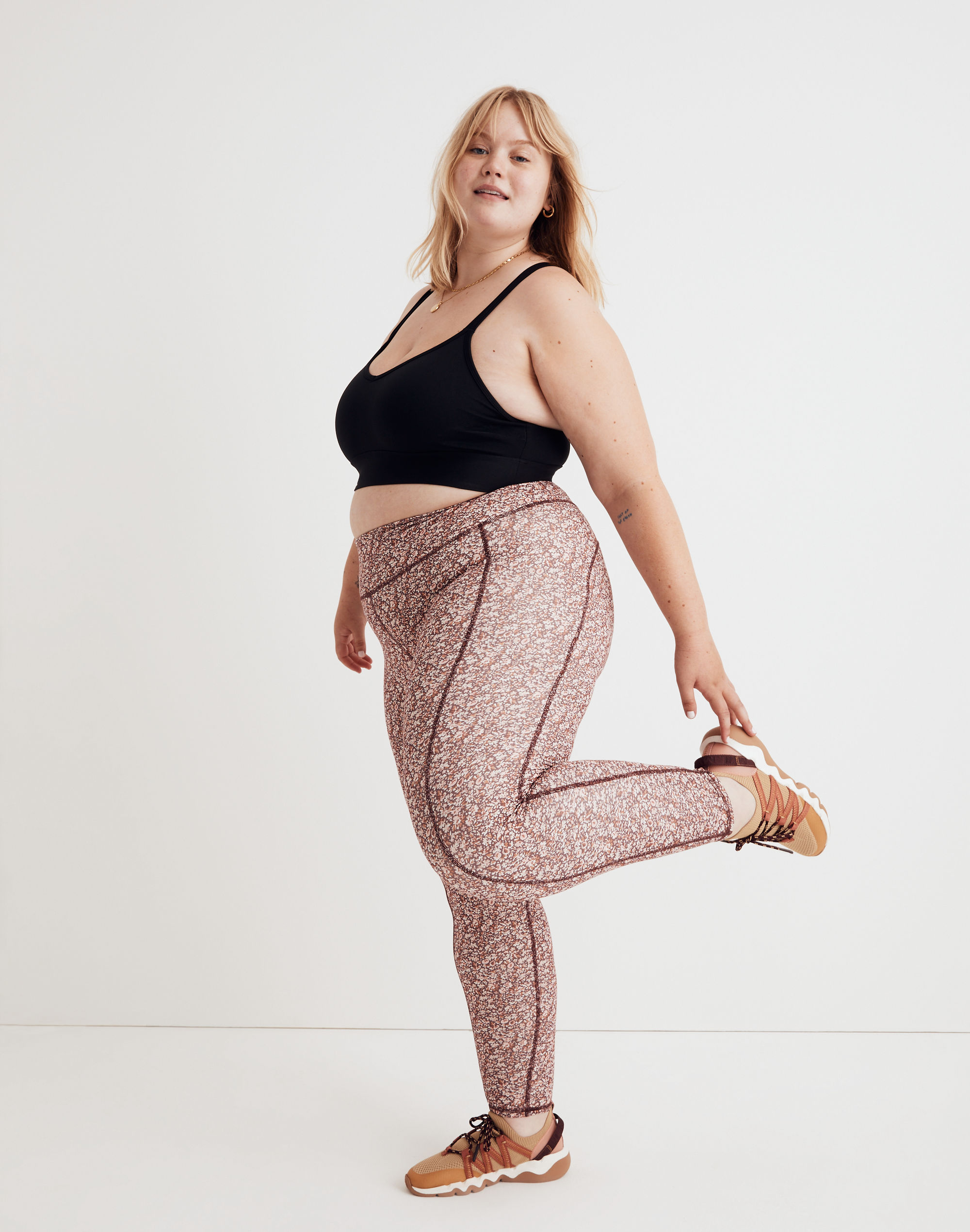 Plus MWL Flex High-Rise 25" Leggings in Cottage Garden