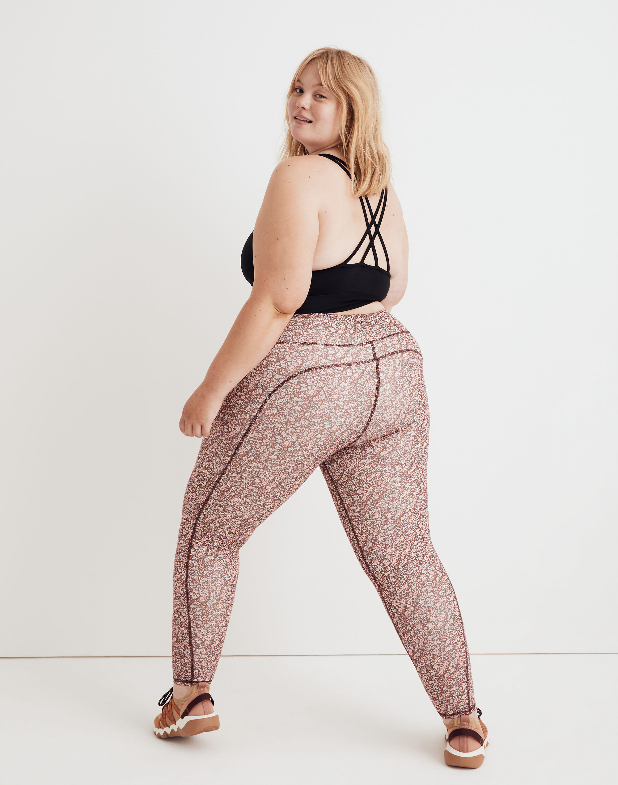 Plus MWL Flex High-Rise 25" Leggings in Cottage Garden