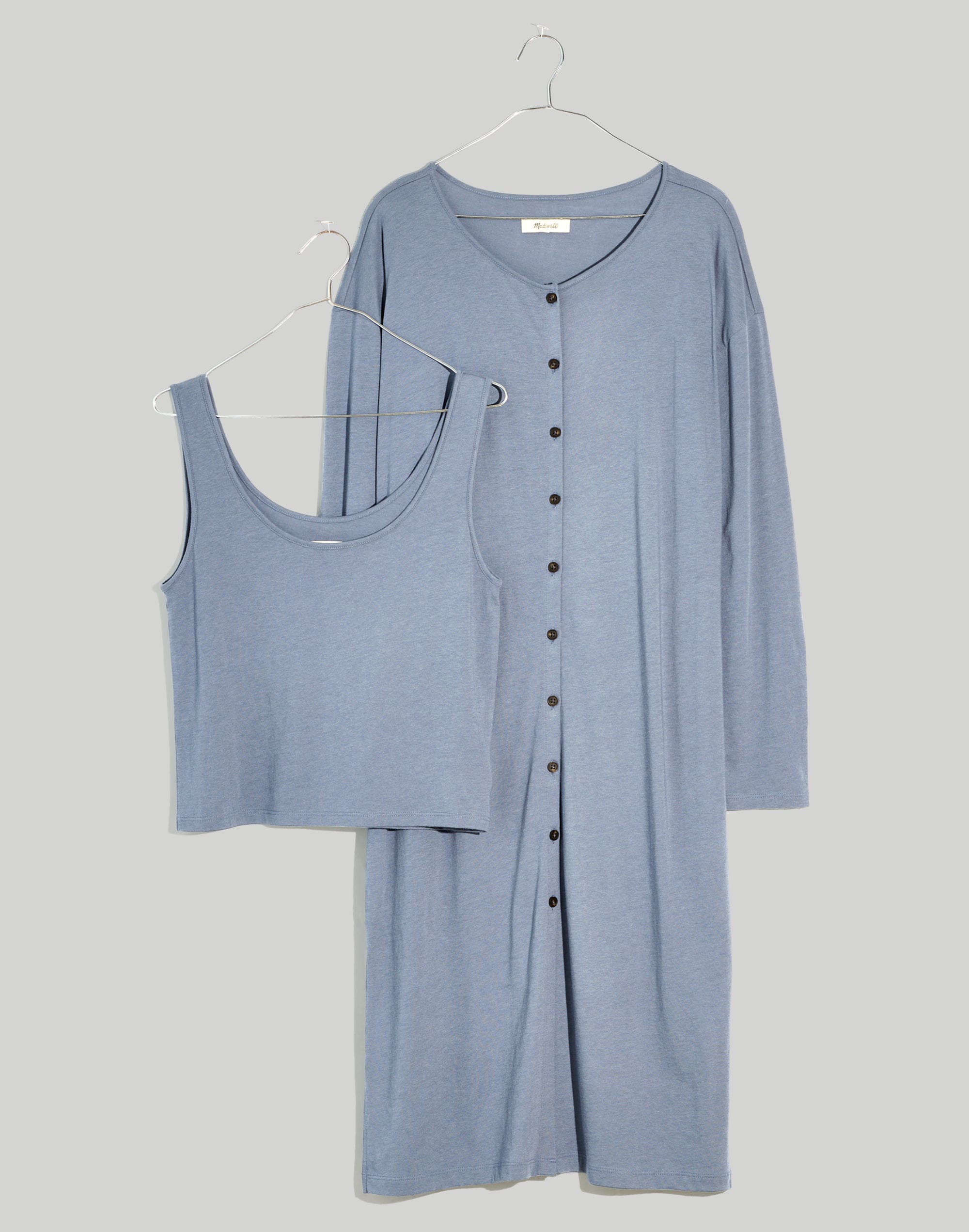 plus duster cardigan twin set