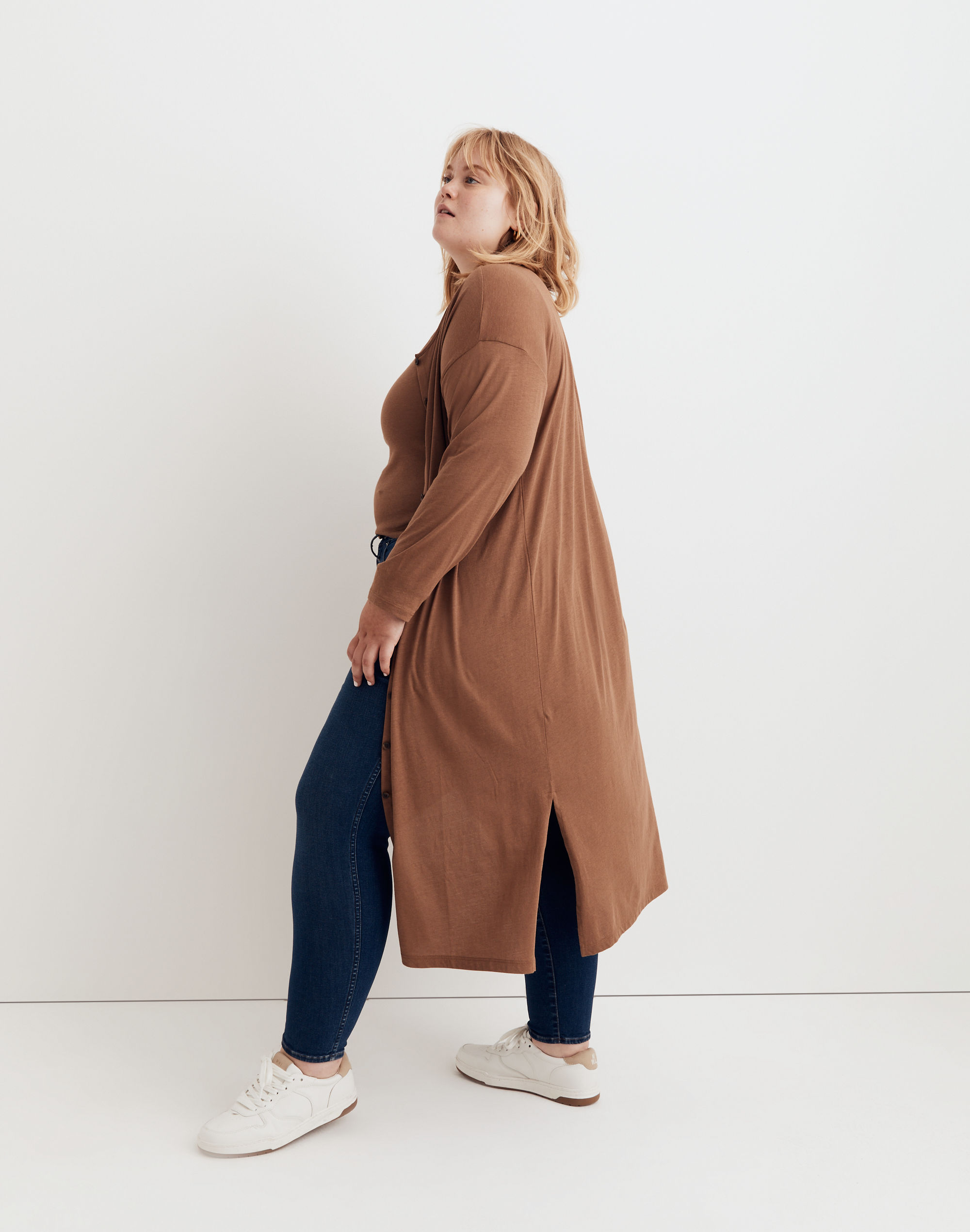 Plus Duster Cardigan Twin Set