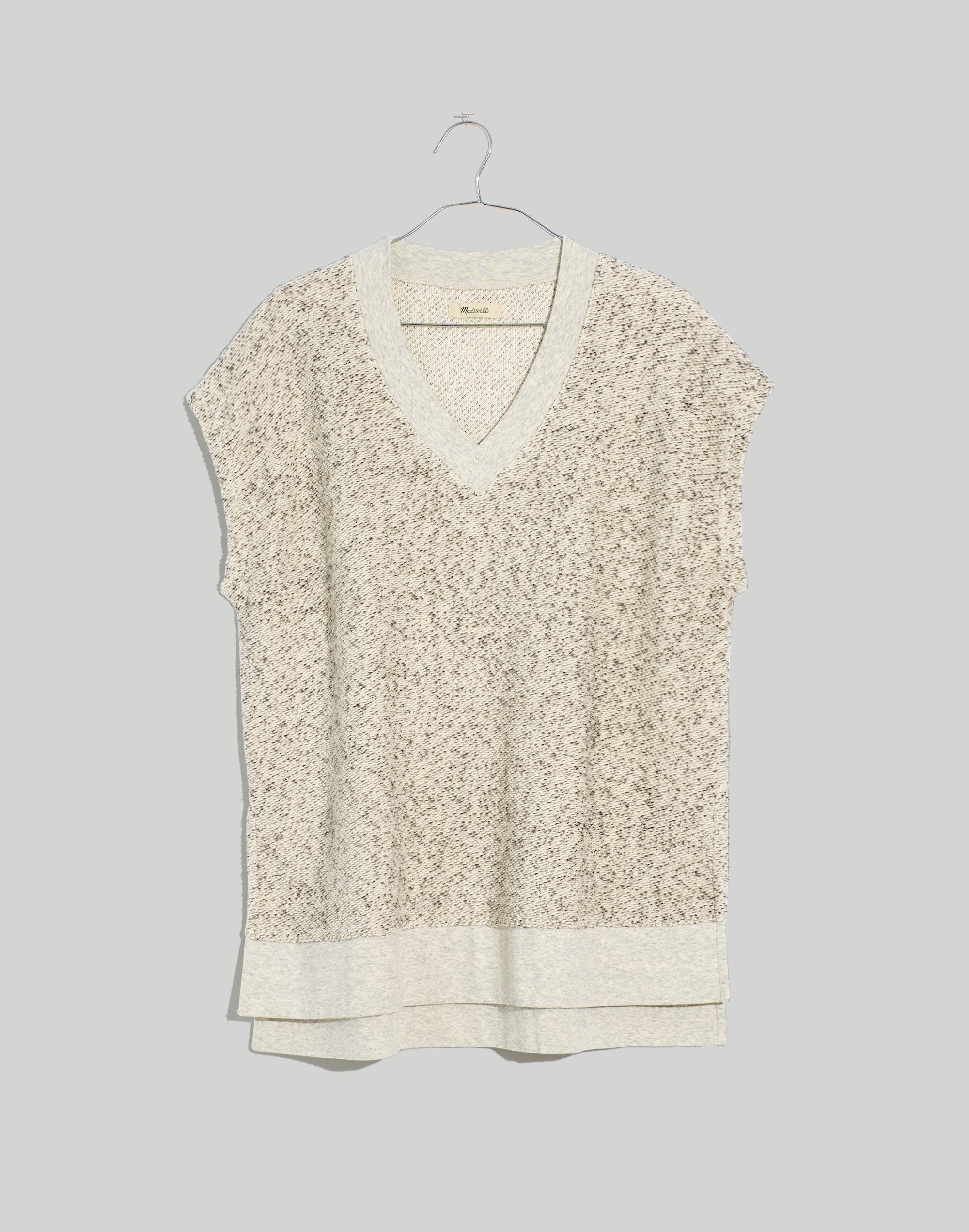 Plus Marled V-Neck Tunic Vest