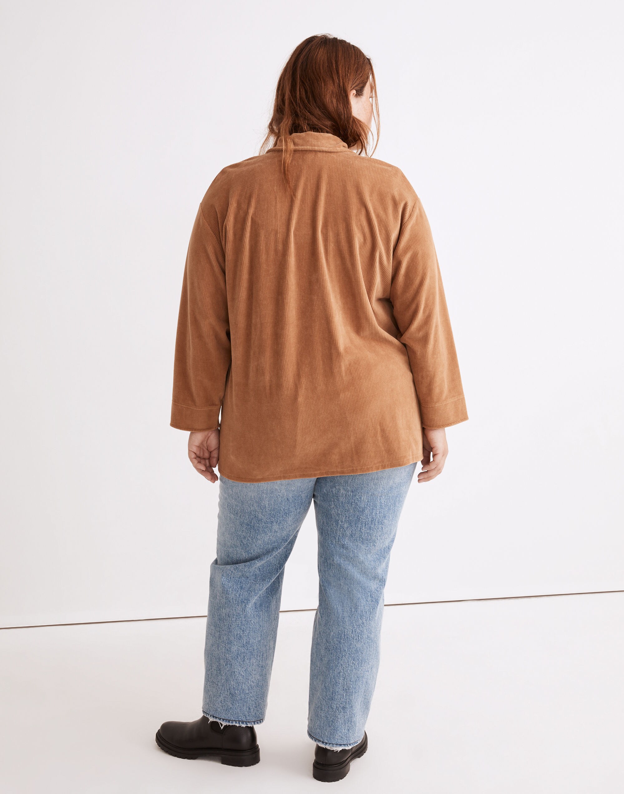 Plus Knit Corduroy Redford Blazer