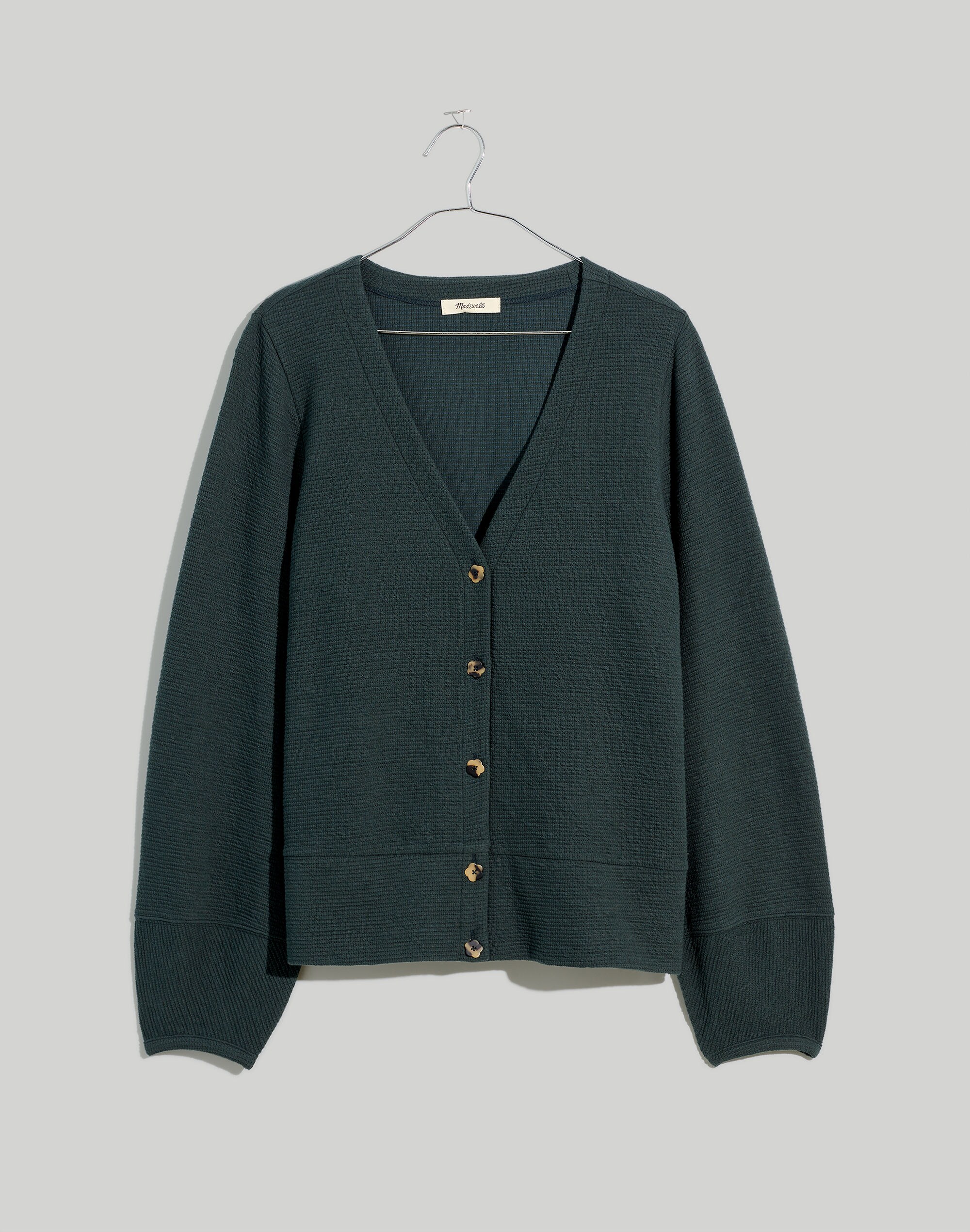 Plus Pieced-Sleeve Cardigan