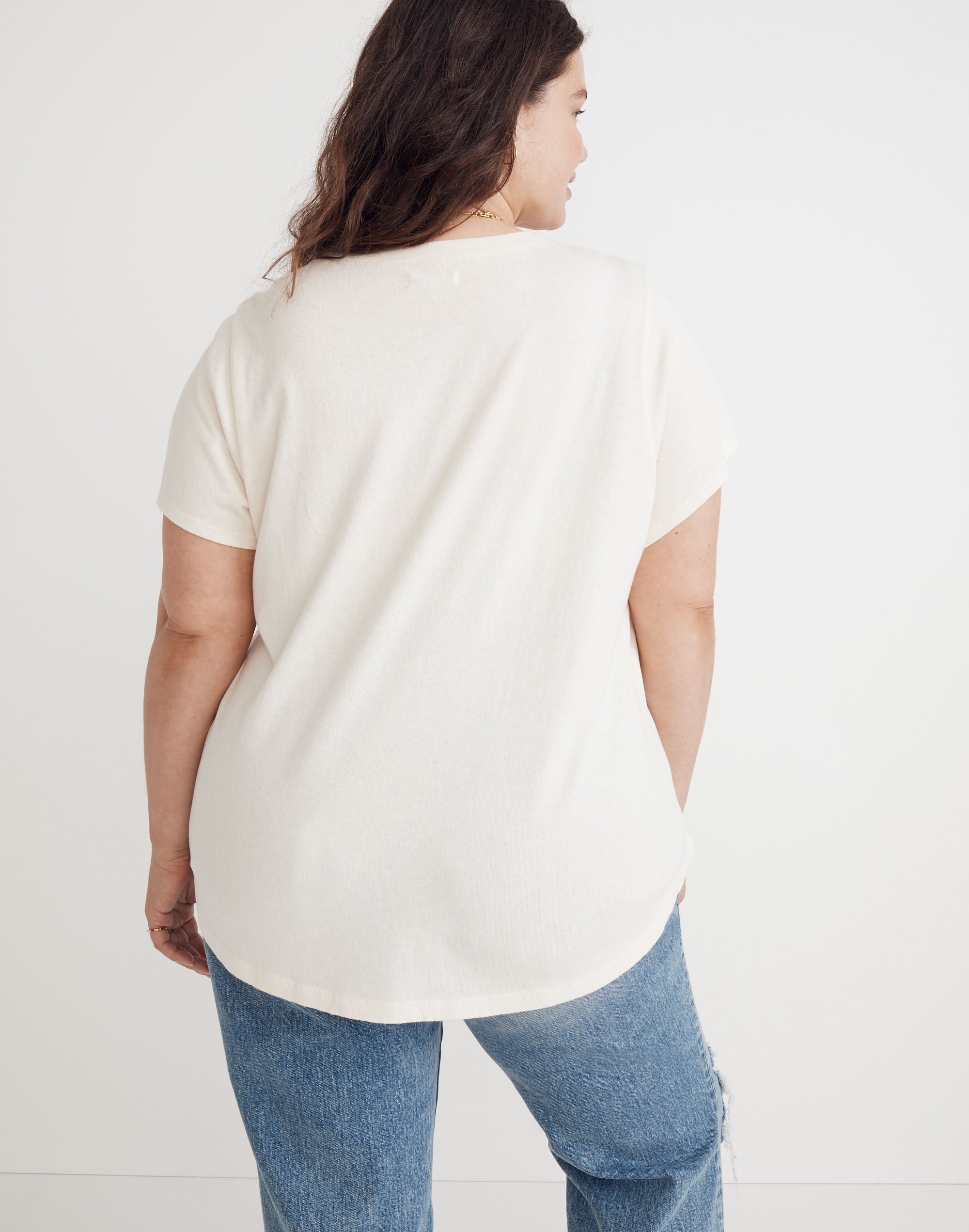 Plus Cotswold Hills Shrunken Shirttail Tee
