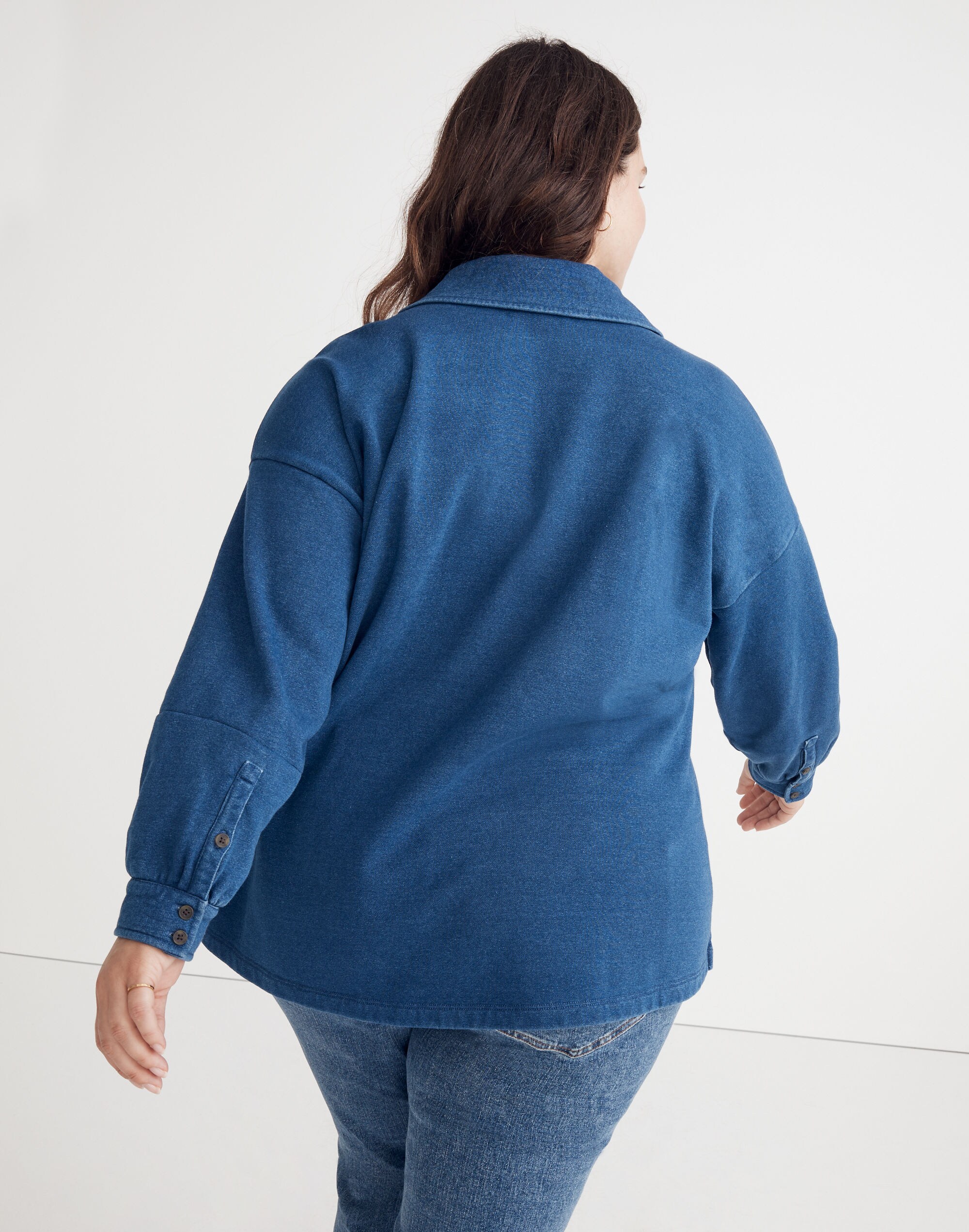 Indigo Terry Shirt-Jacket