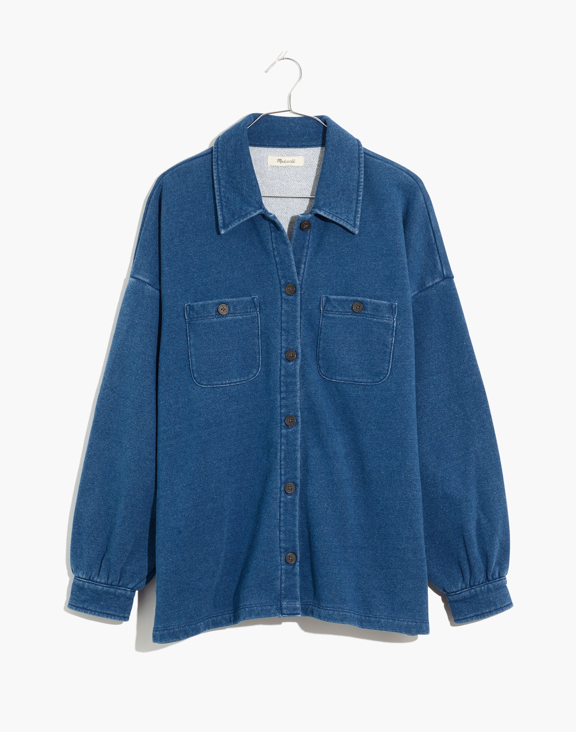 Indigo Terry Shirt-Jacket