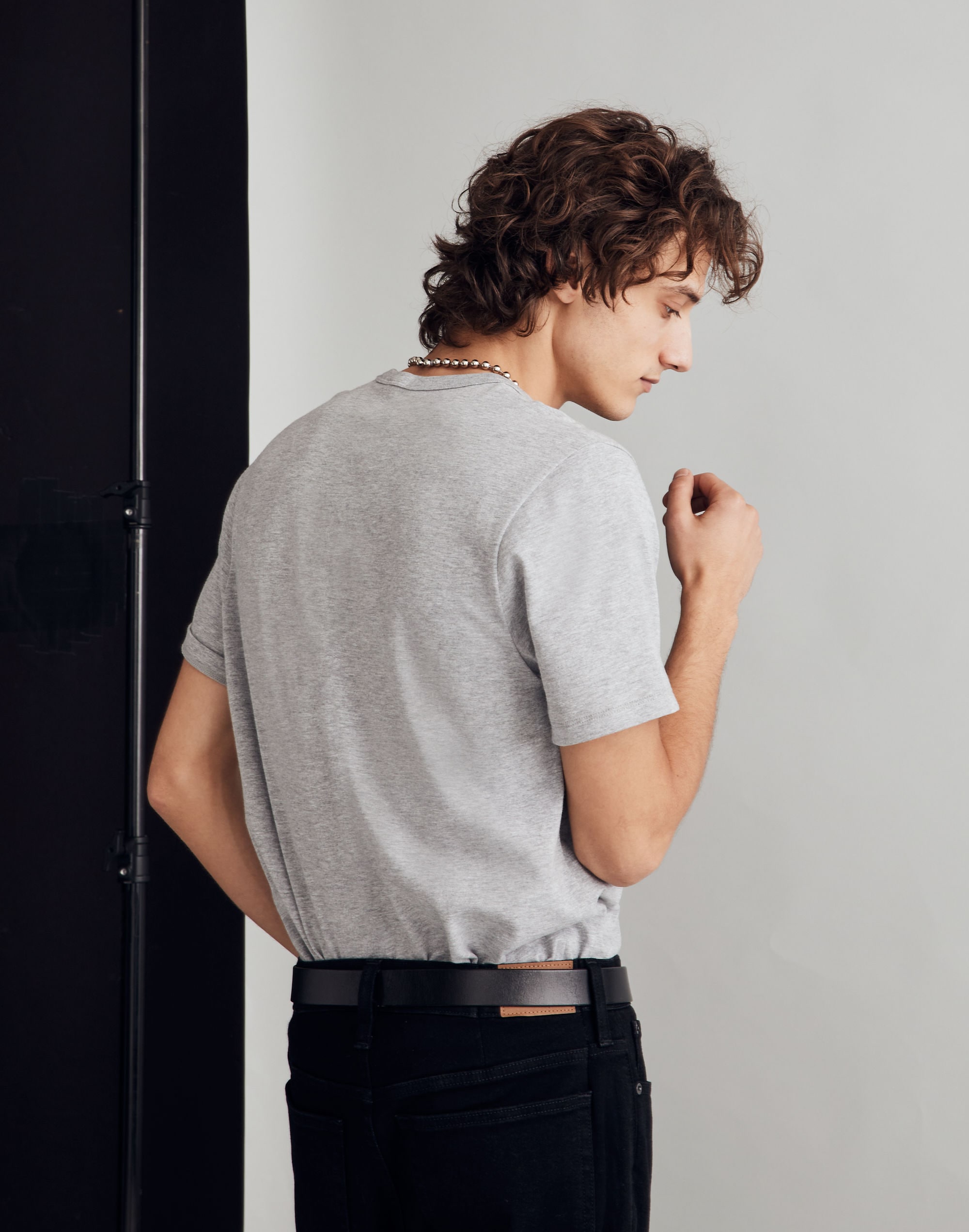 Garment-Dyed Allday Crewneck Pocket Tee