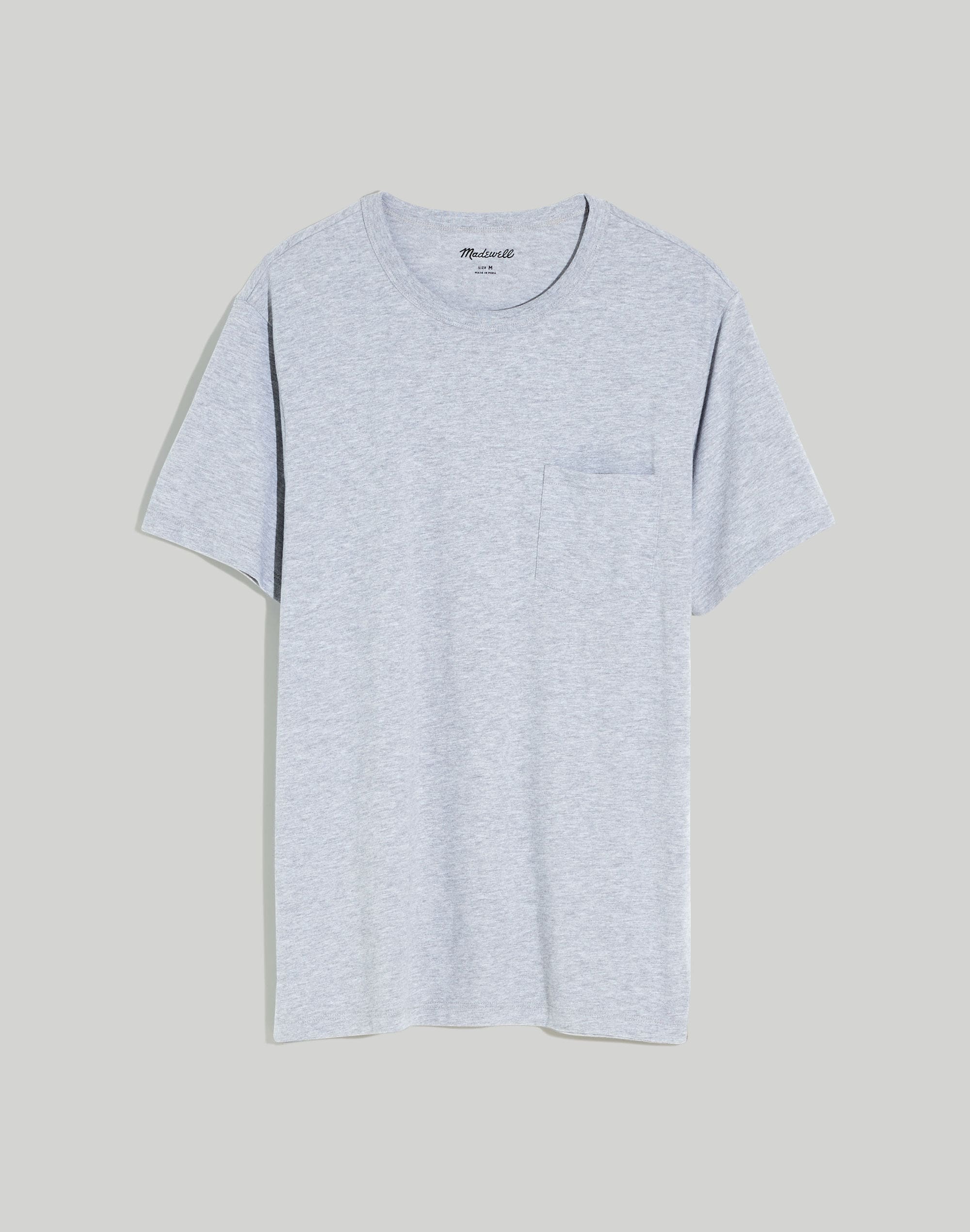 Garment-Dyed Allday Crewneck Pocket Tee