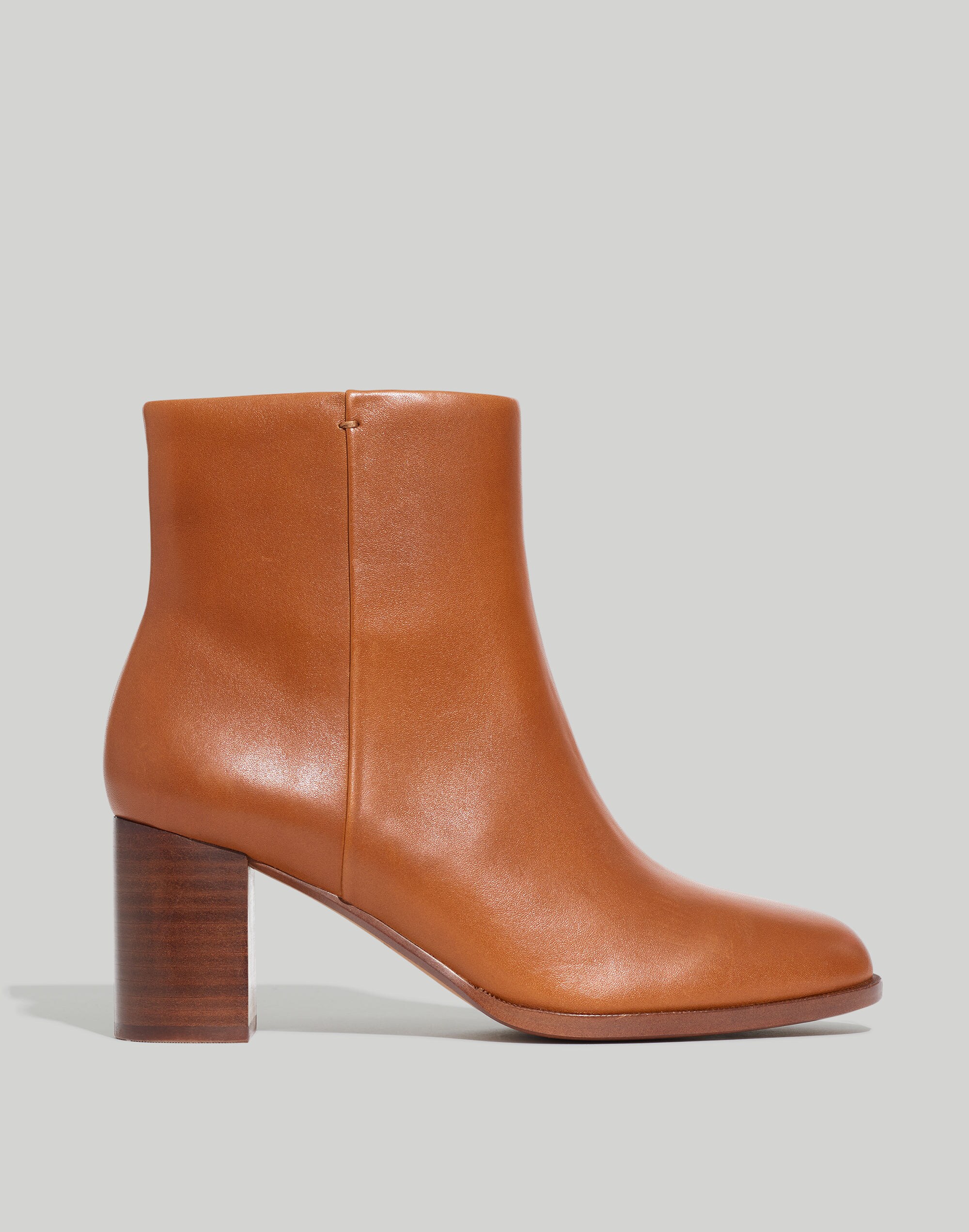 The Mira Side-Seam Ankle Boot in Leather