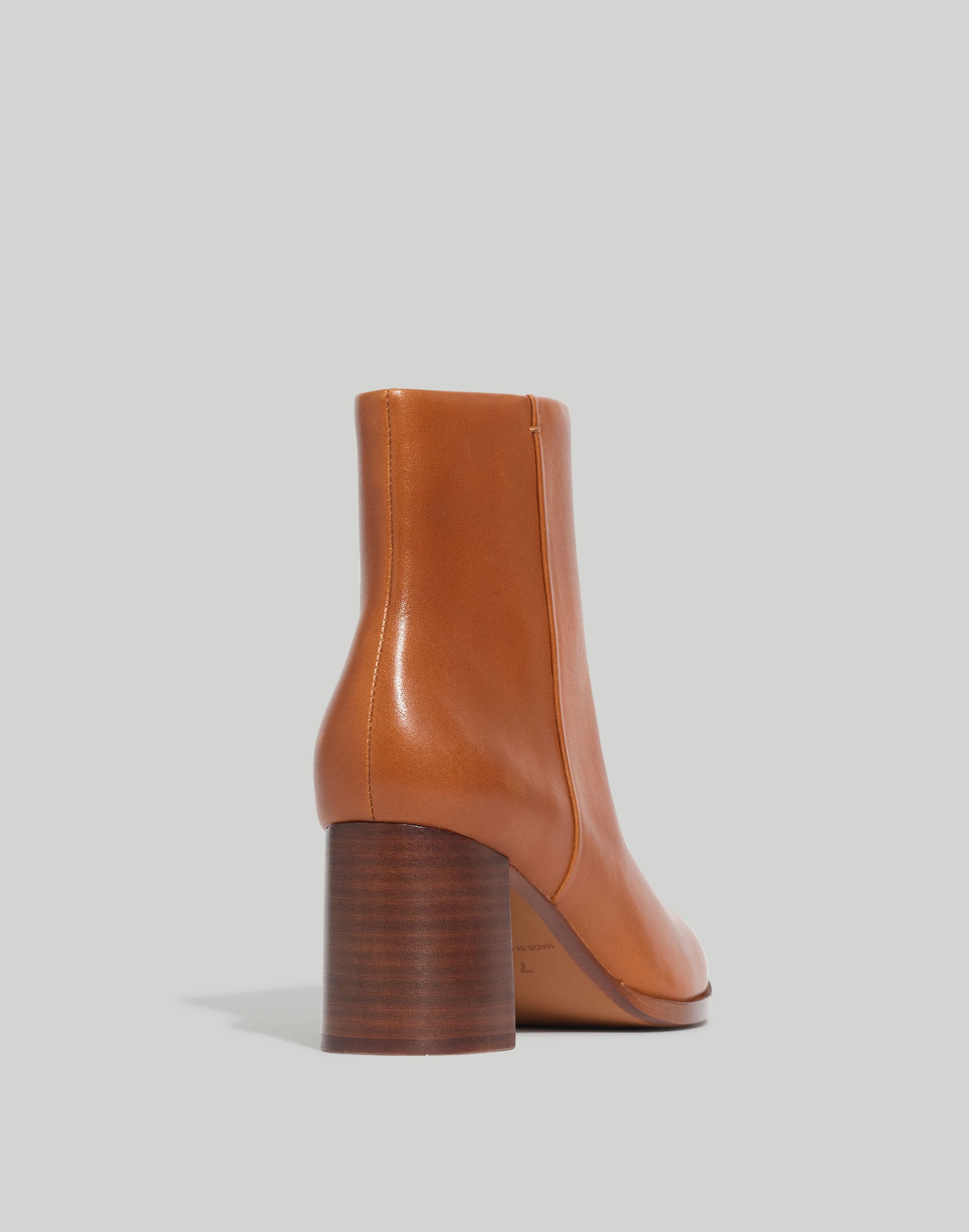 The Mira Side-Seam Ankle Boot in Leather