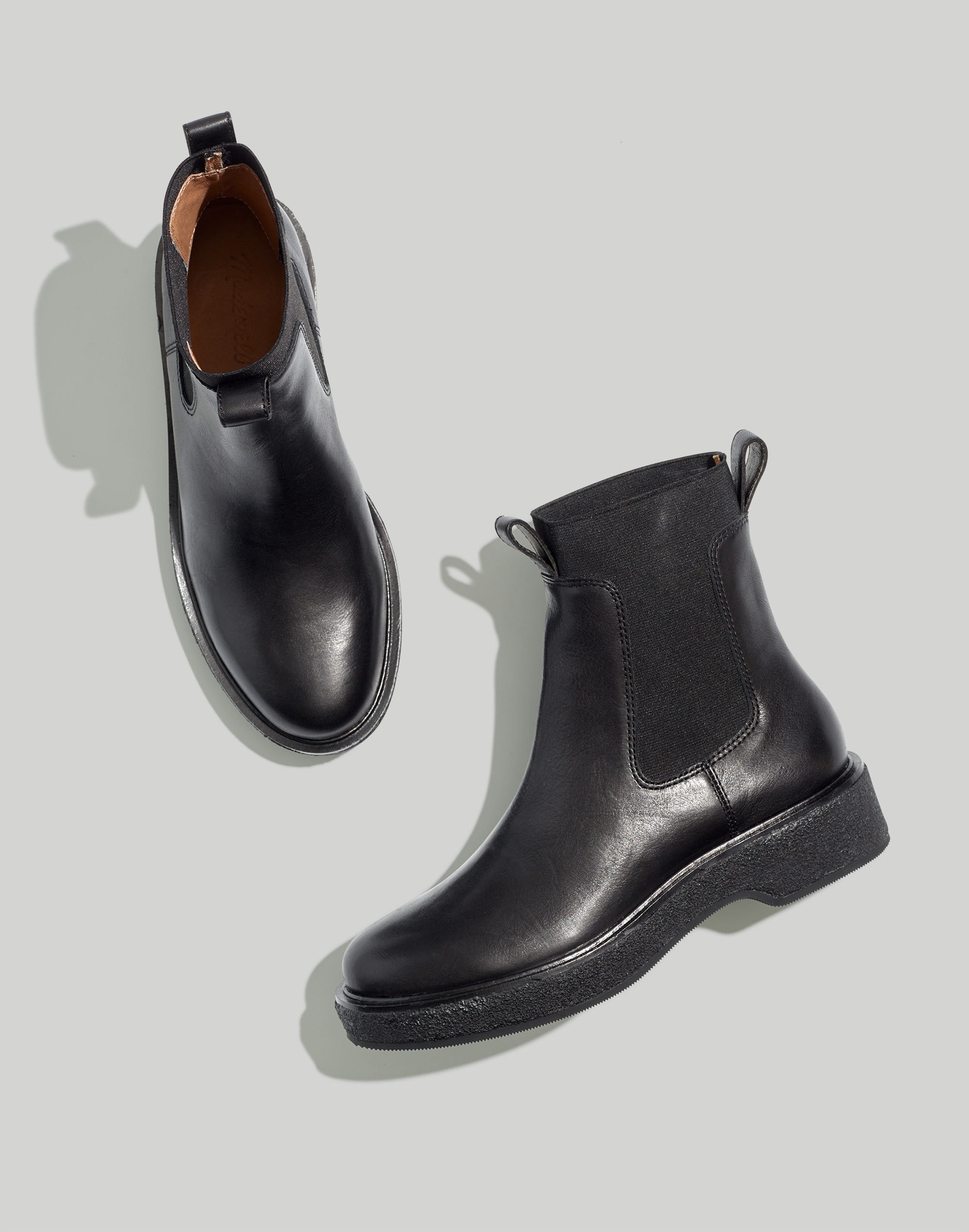 The Camryn Chelsea Boot Leather