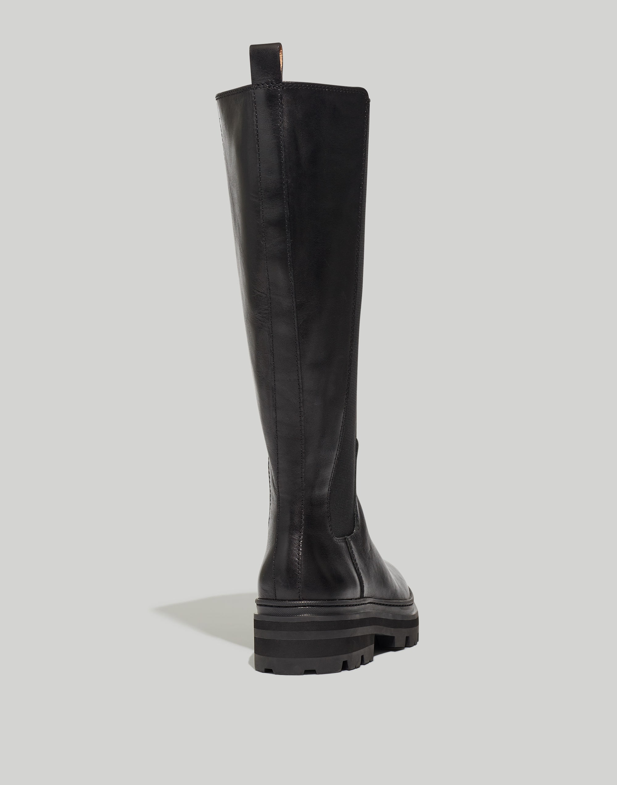 The Poppy Tall Lugsole Boot with Extended Calf