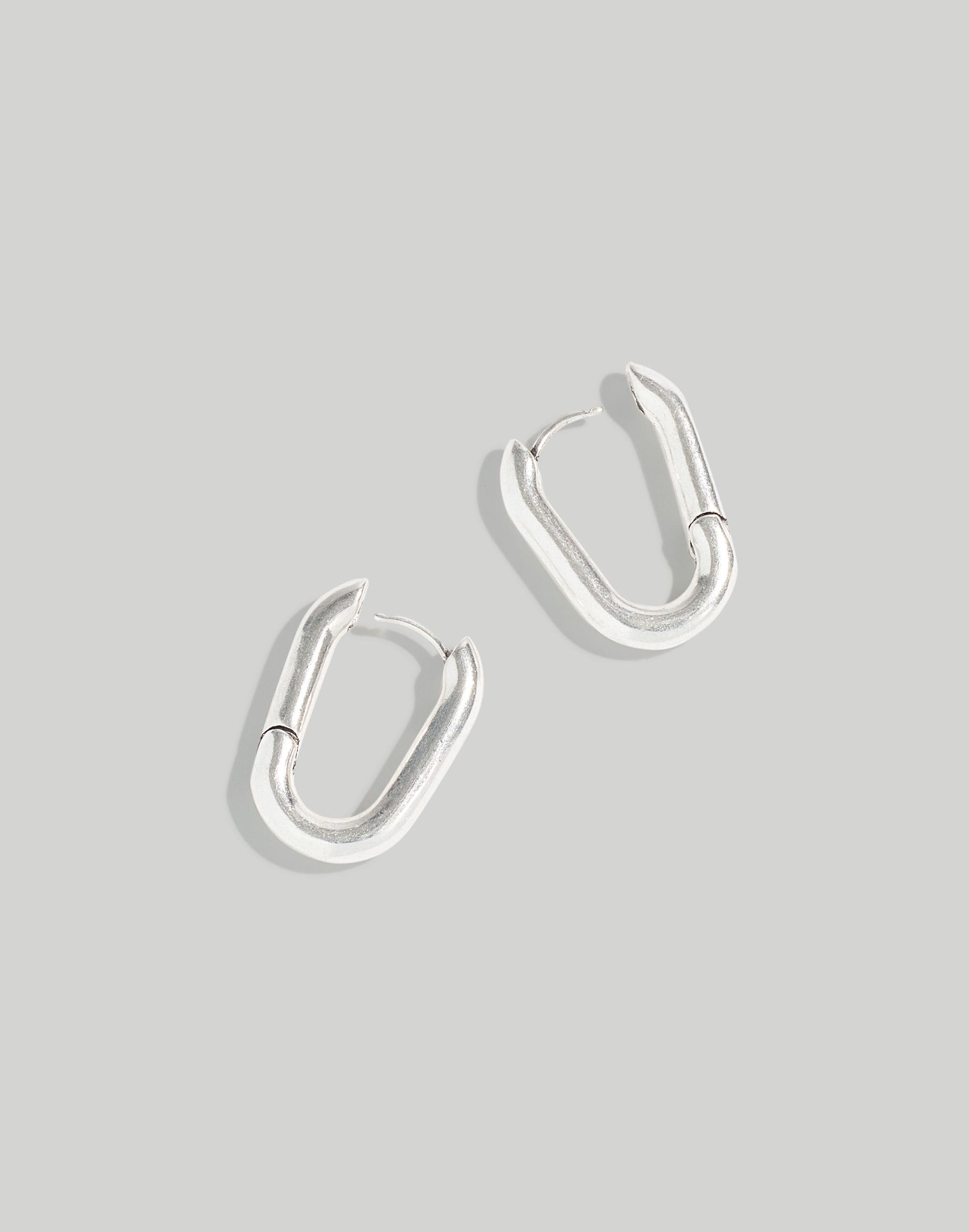 Carabiner Medium Hoop Earrings