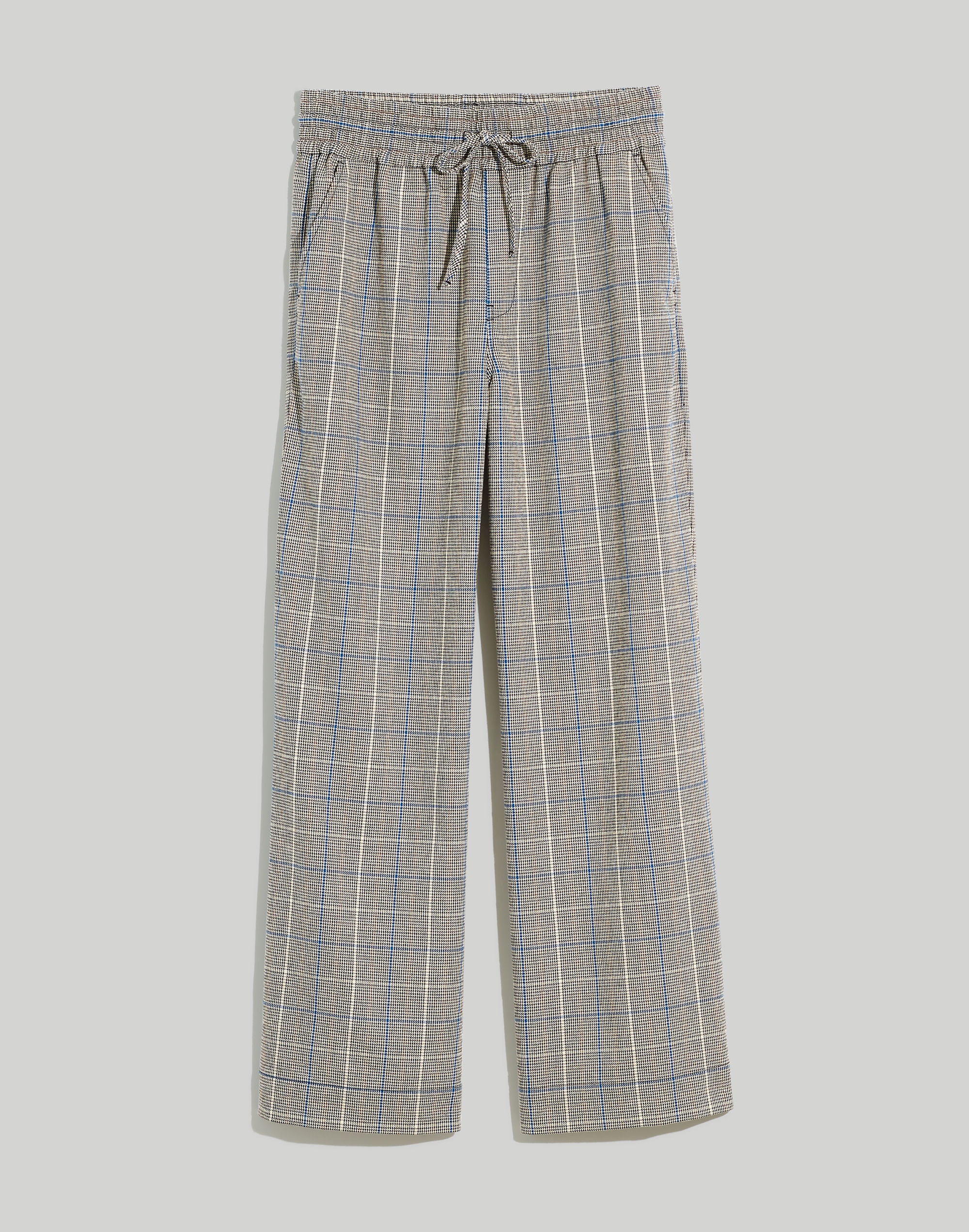 Plus Carley Wide-Leg Pants in Plaid
