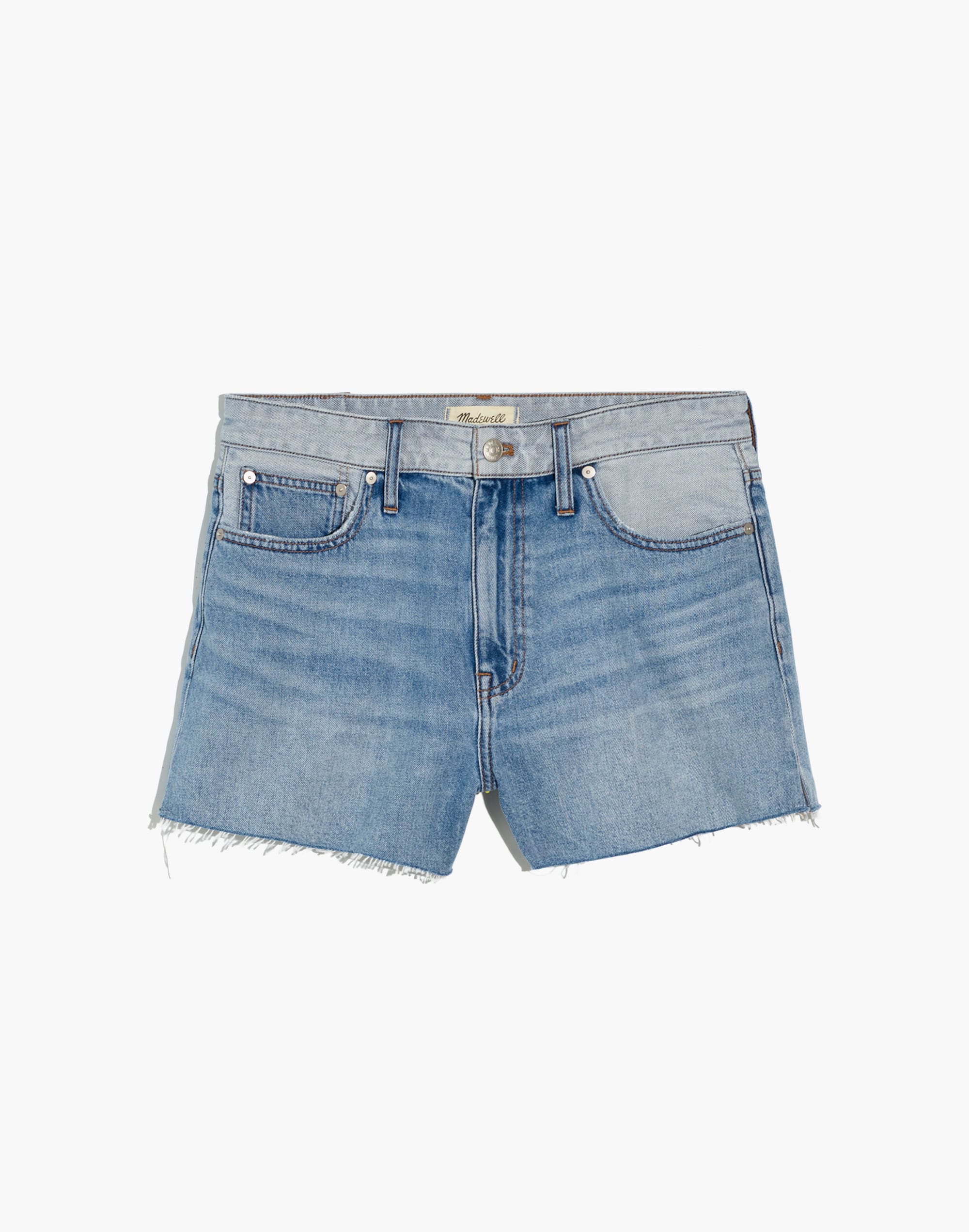 Madewell x Solid &amp; Striped&reg; Relaxed Denim Shorts in Cayley Wash