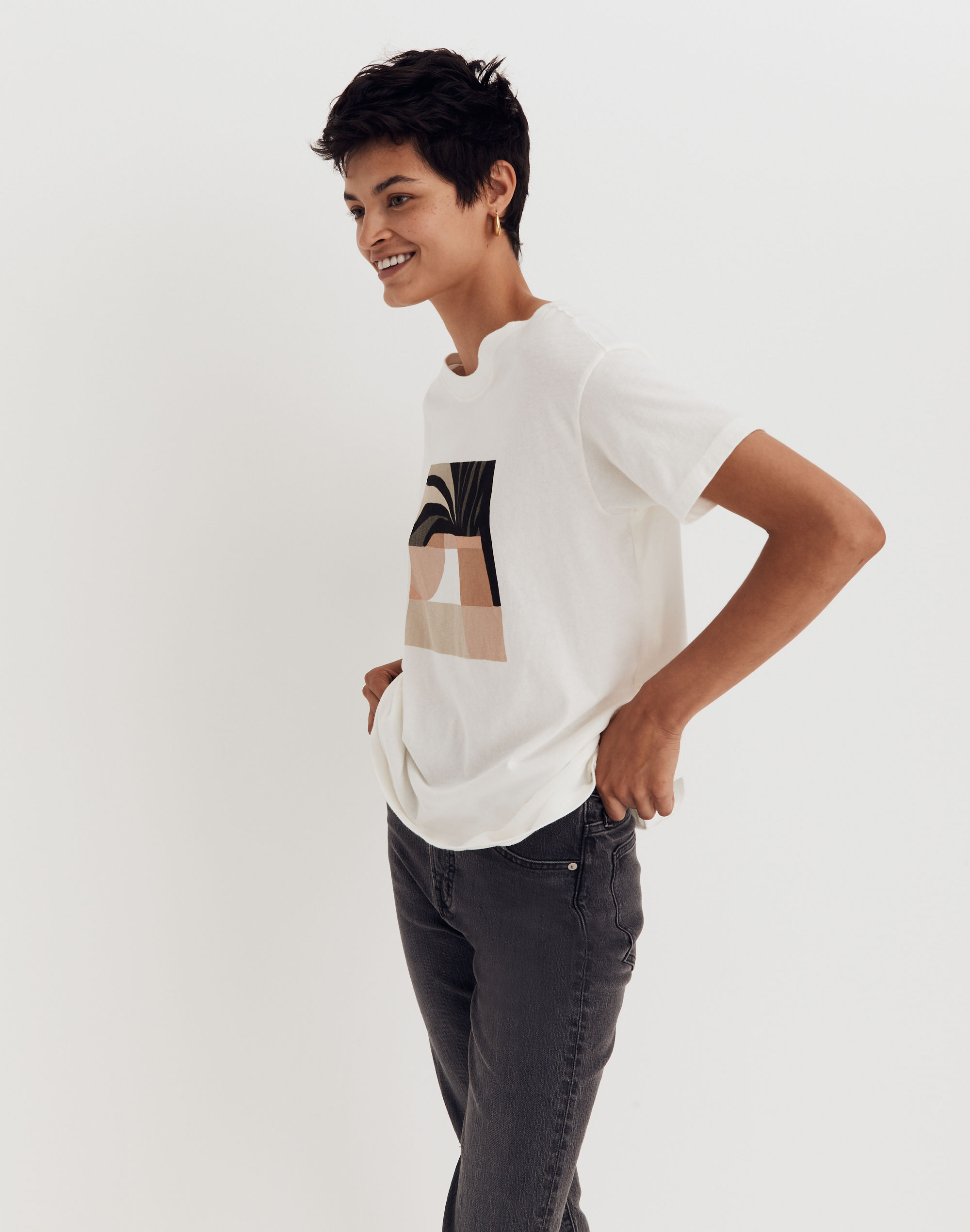 Madewell x Kit Agar Oversized Tee