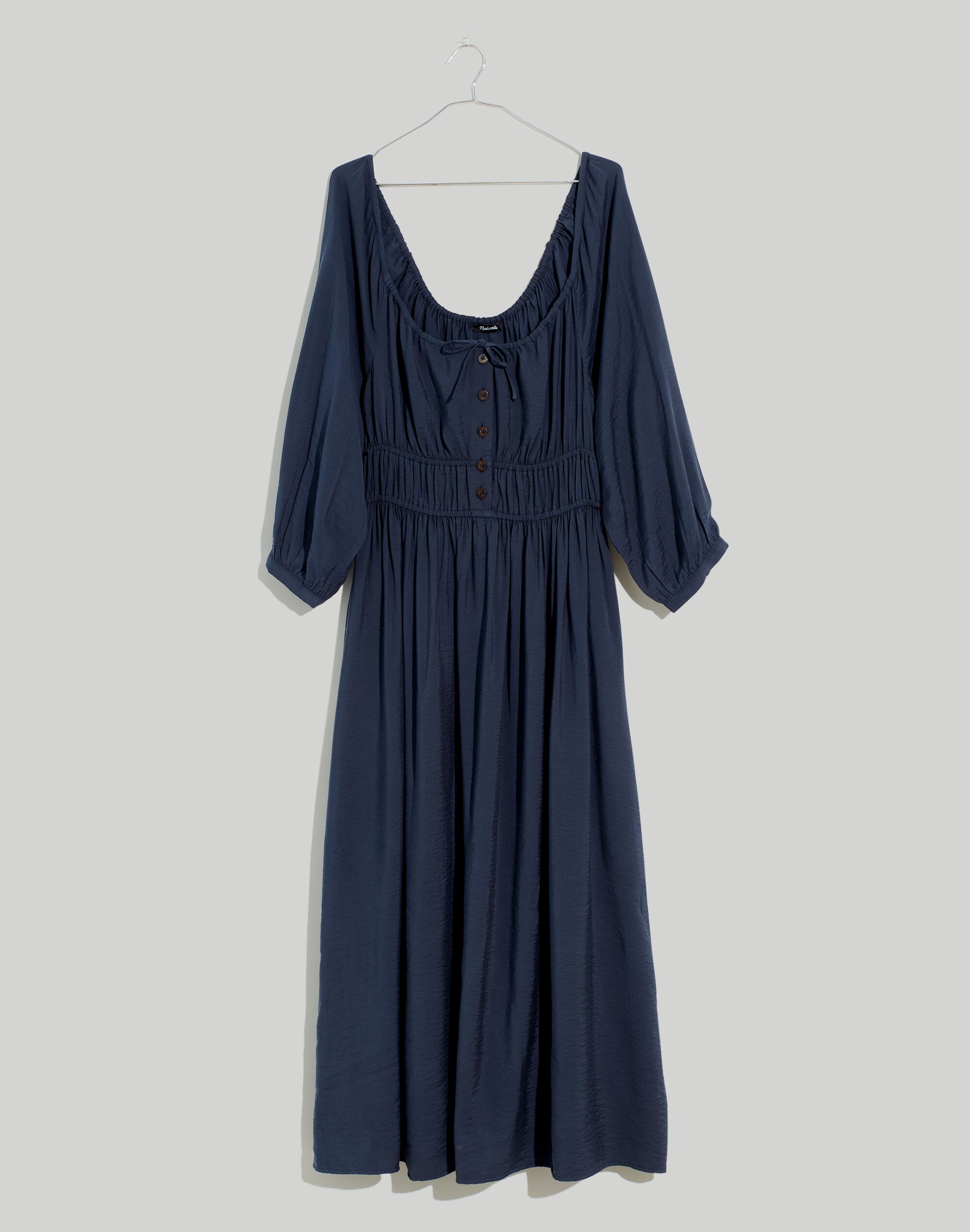 Plus Twill Sophia Midi Dress