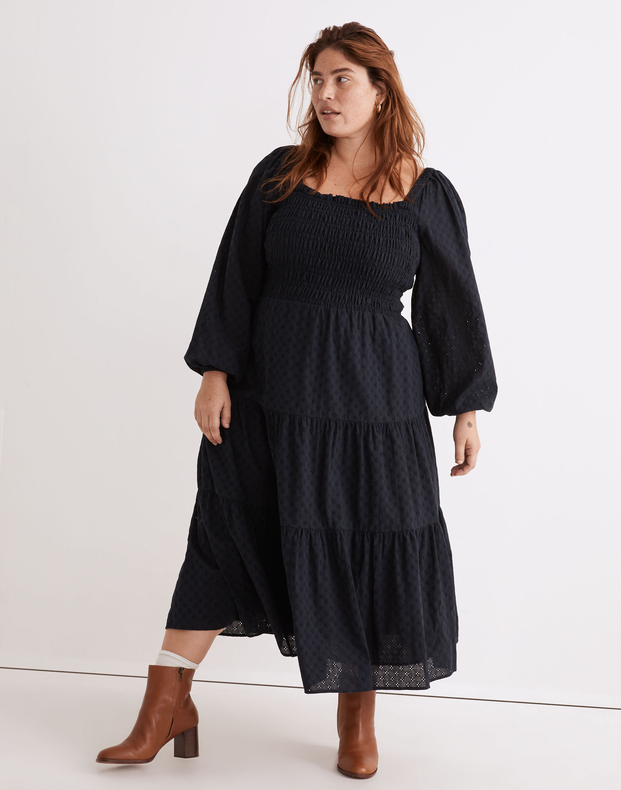 Plus Lucie Cutout-Back Midi Dress