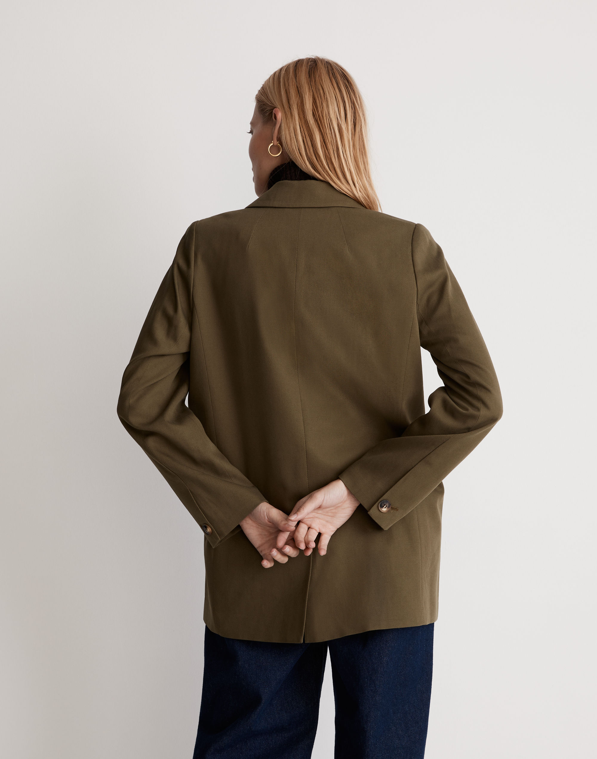 Drapeweave Caldwell Double-Breasted Blazer