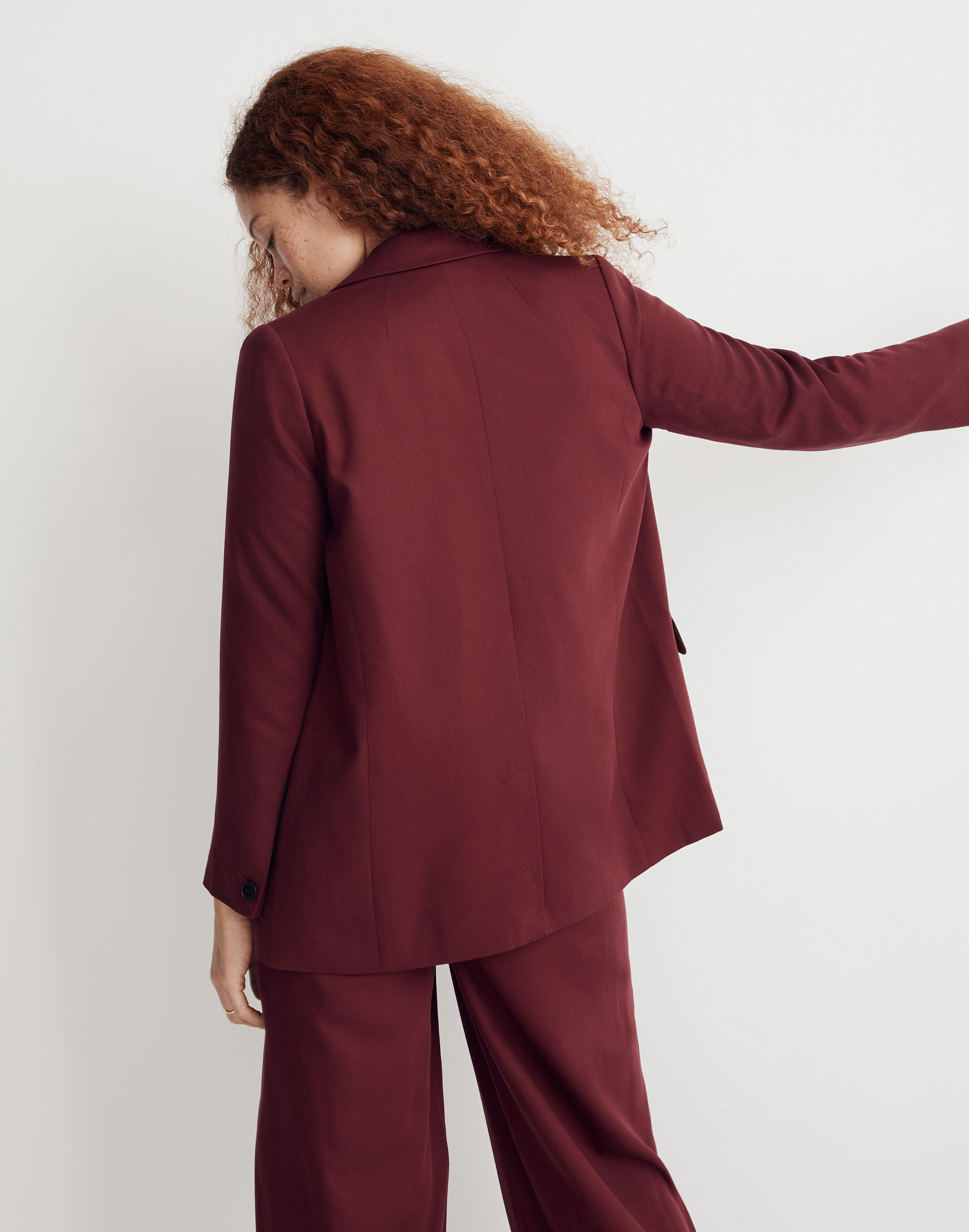 Drapeweave Caldwell Double-Breasted Blazer