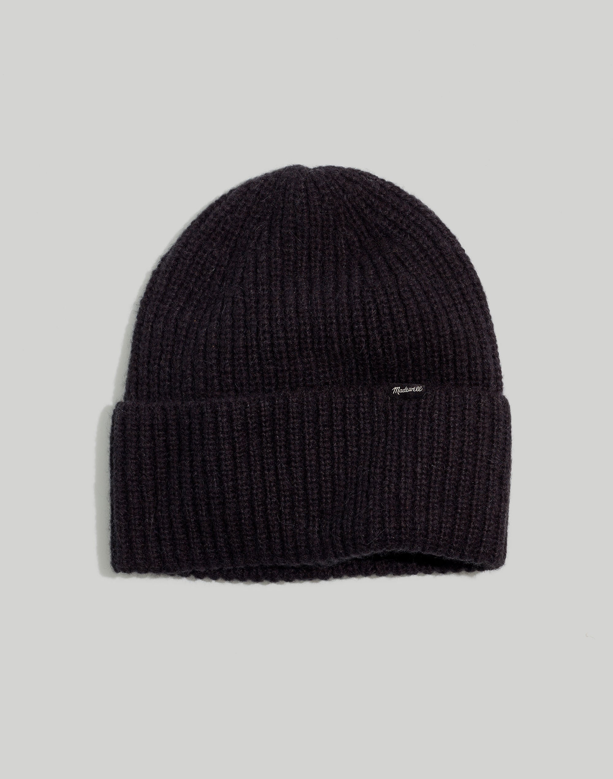 Alpaca-Blend Cuffed Beanie