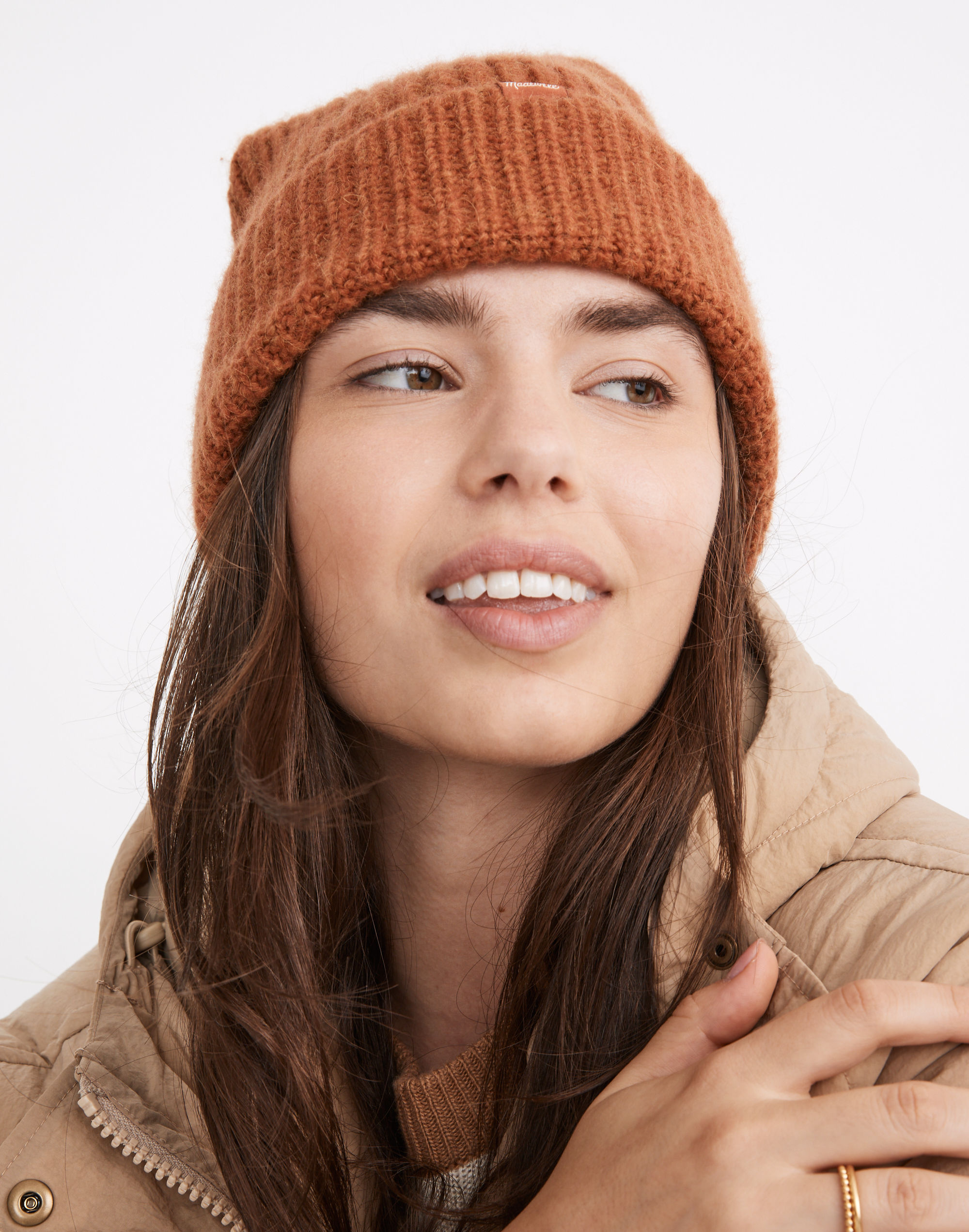 Alpaca-Blend Cuffed Beanie