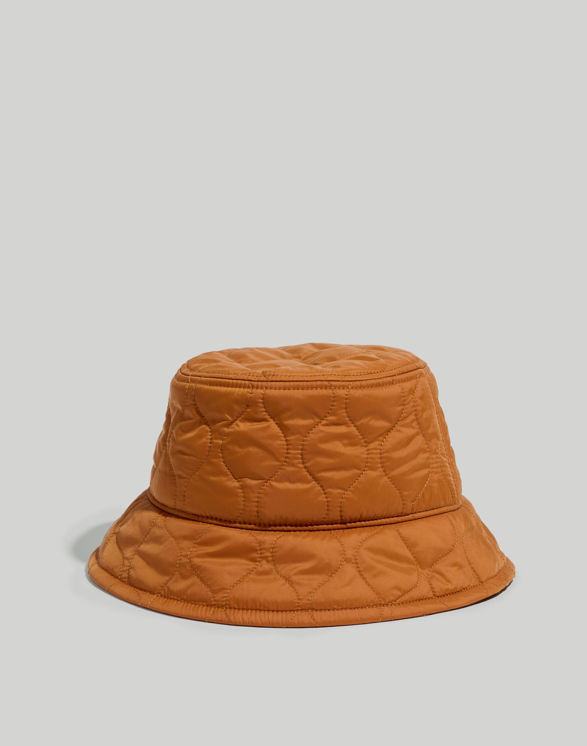 quilted nylon bucket hat