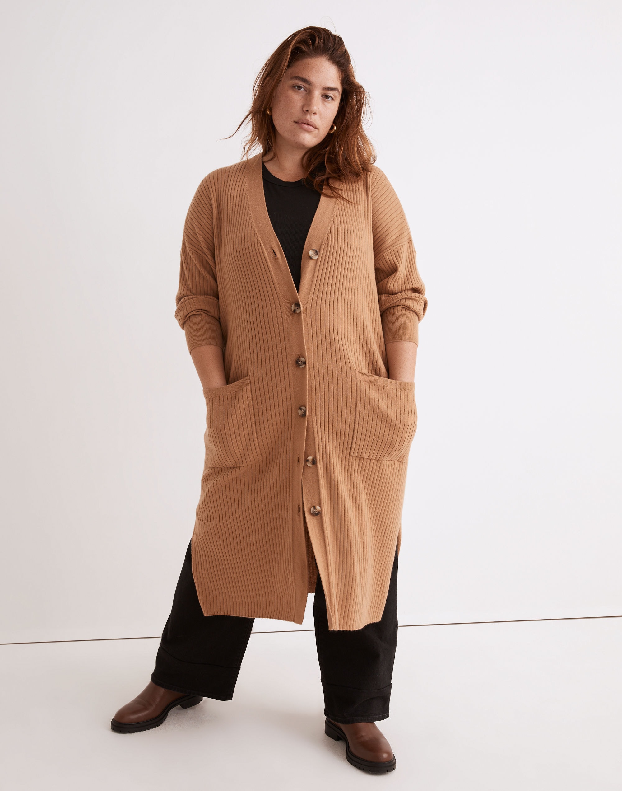 Plus Duster Cardigan Sweater