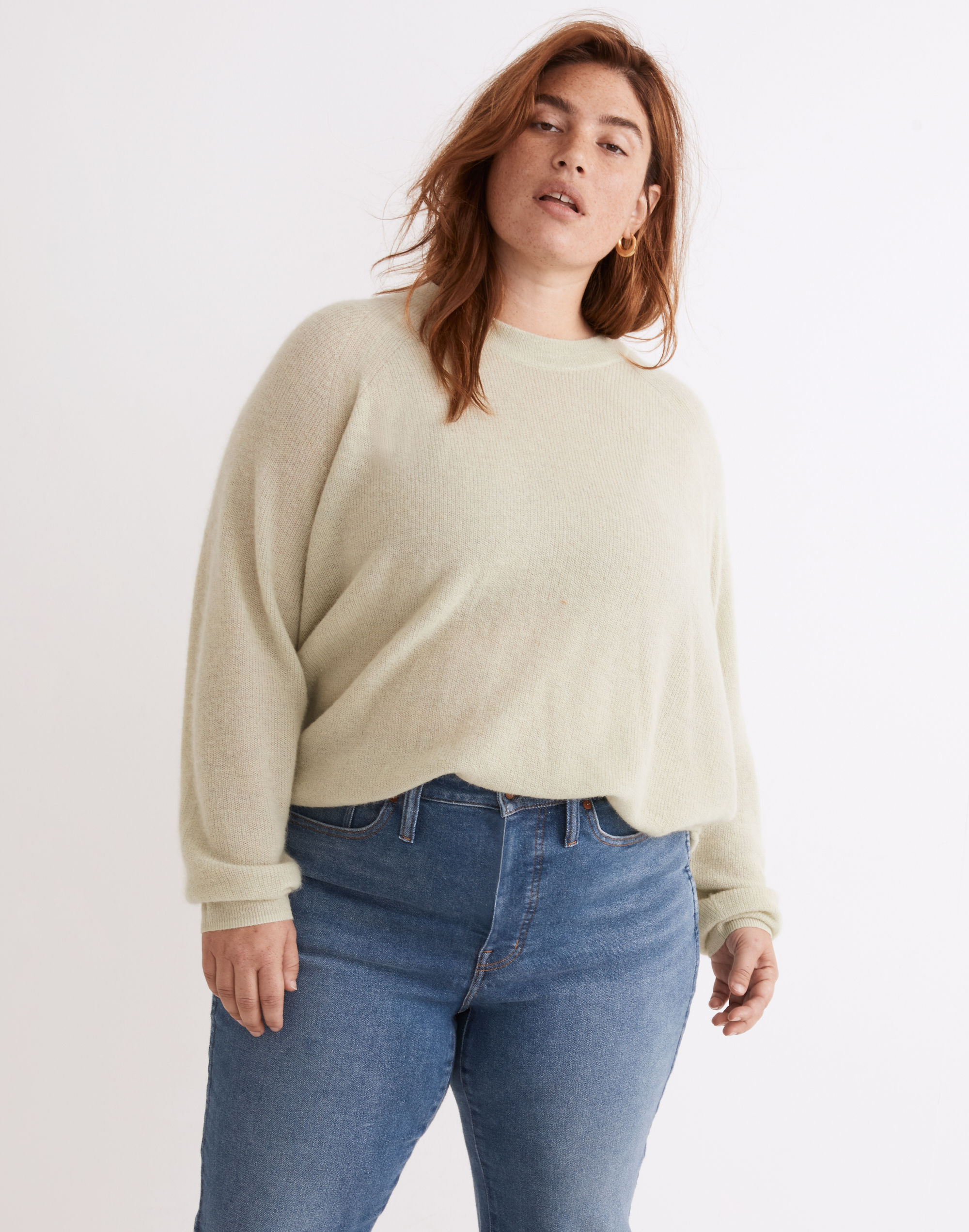 Plus Elliston Crop Pullover Sweater