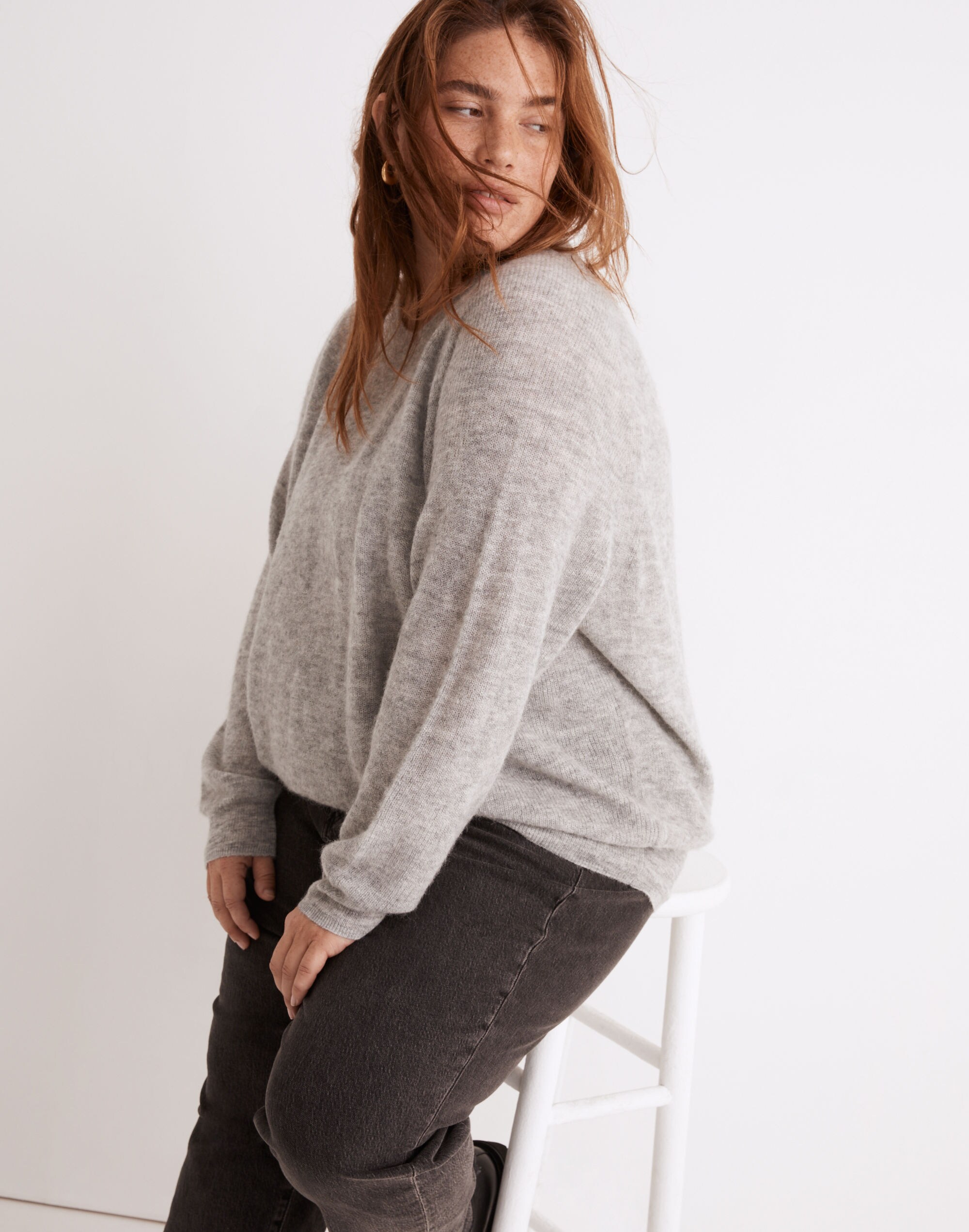 Plus Elliston Crop Pullover Sweater