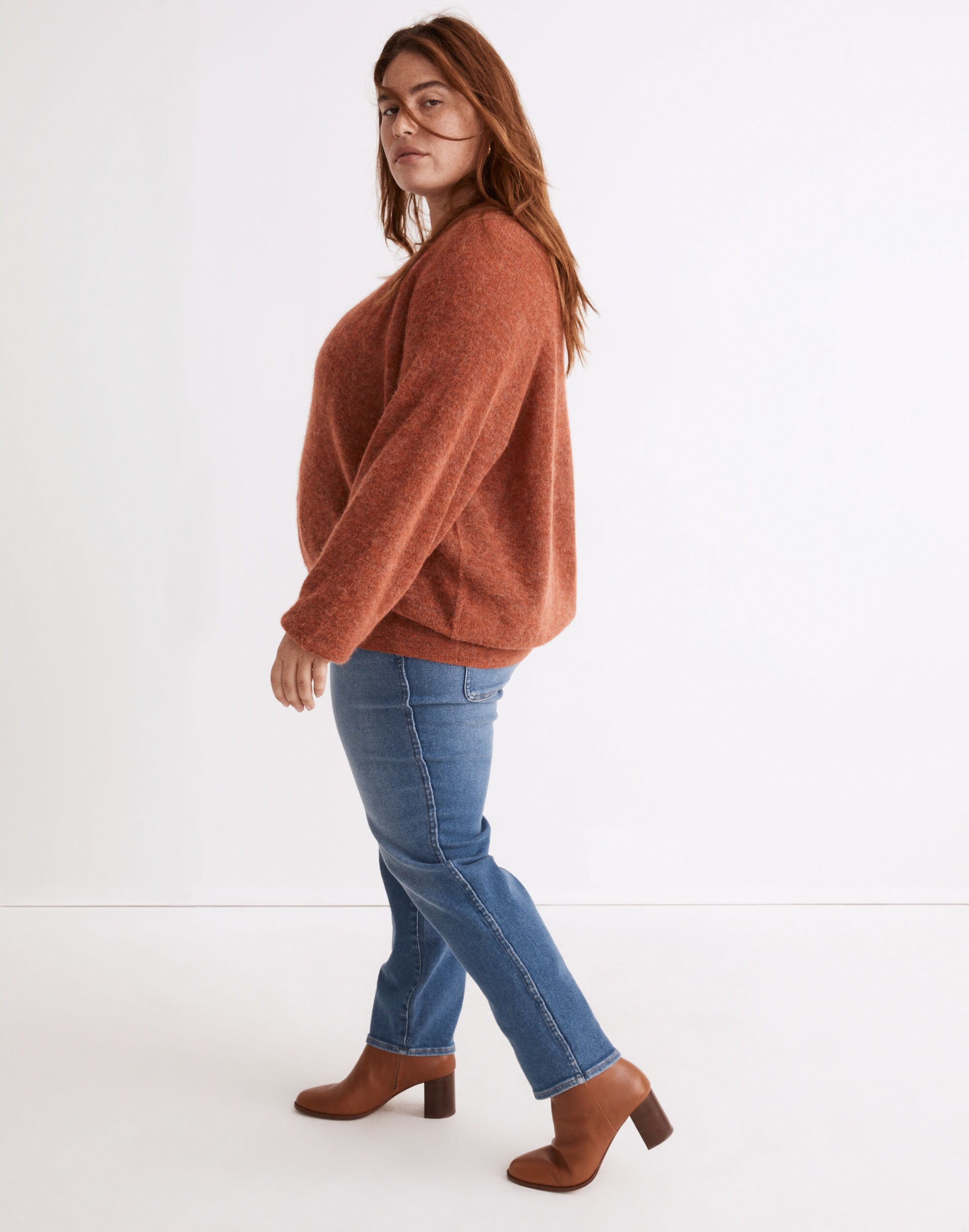 Plus Elliston Crop Pullover Sweater