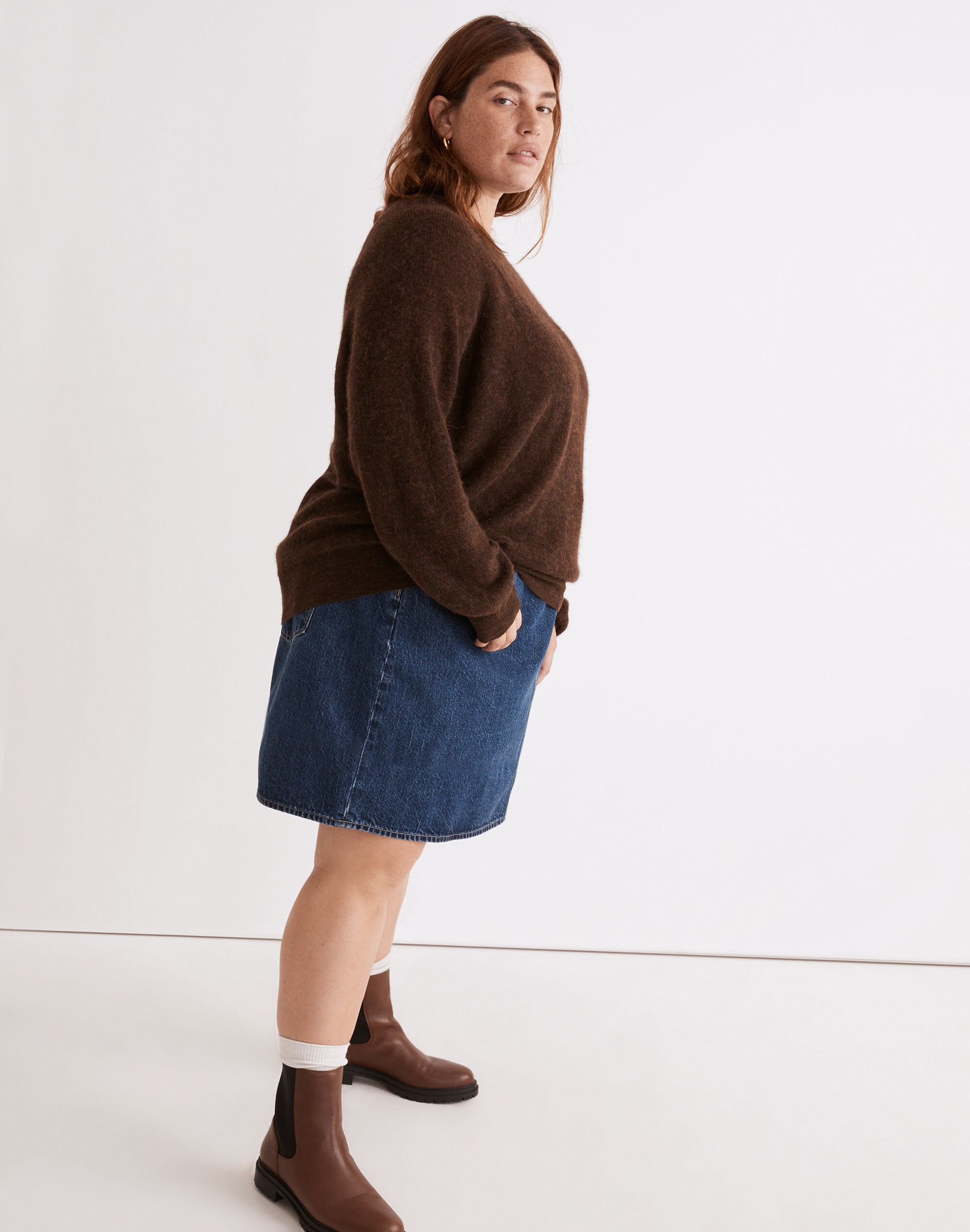 Plus Elliston Crop Pullover Sweater