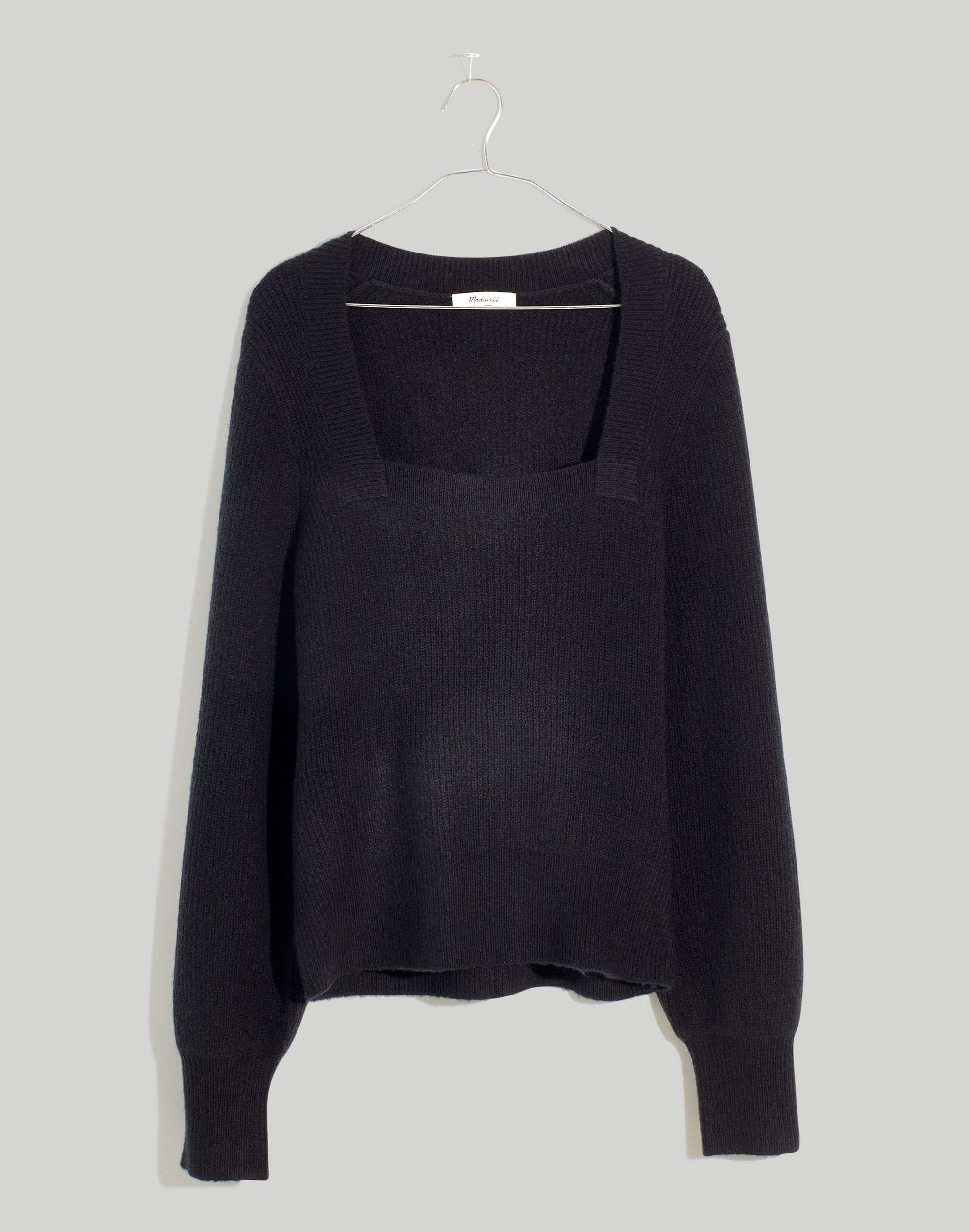 Plus Melwood Square-Neck Pullover Sweater in Coziest Yarn