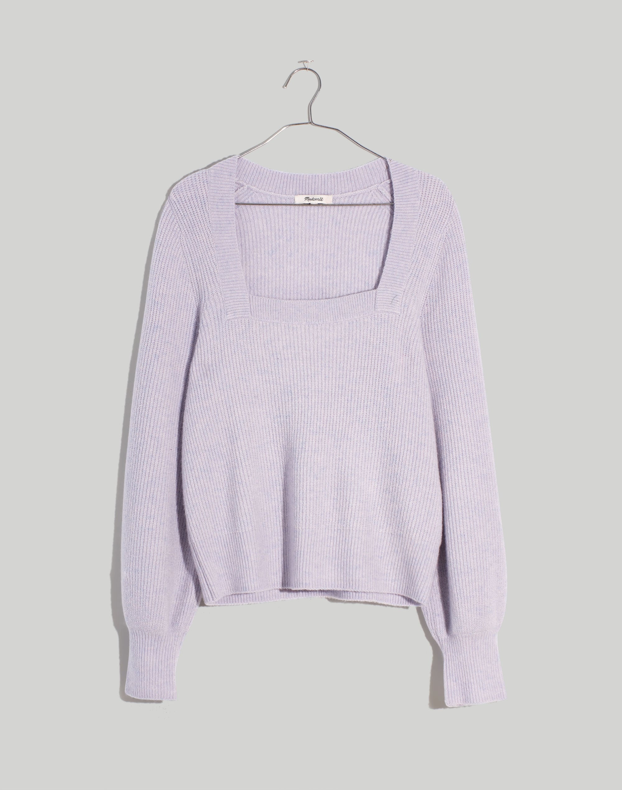 Plus Melwood Square-Neck Pullover Sweater in Coziest Yarn