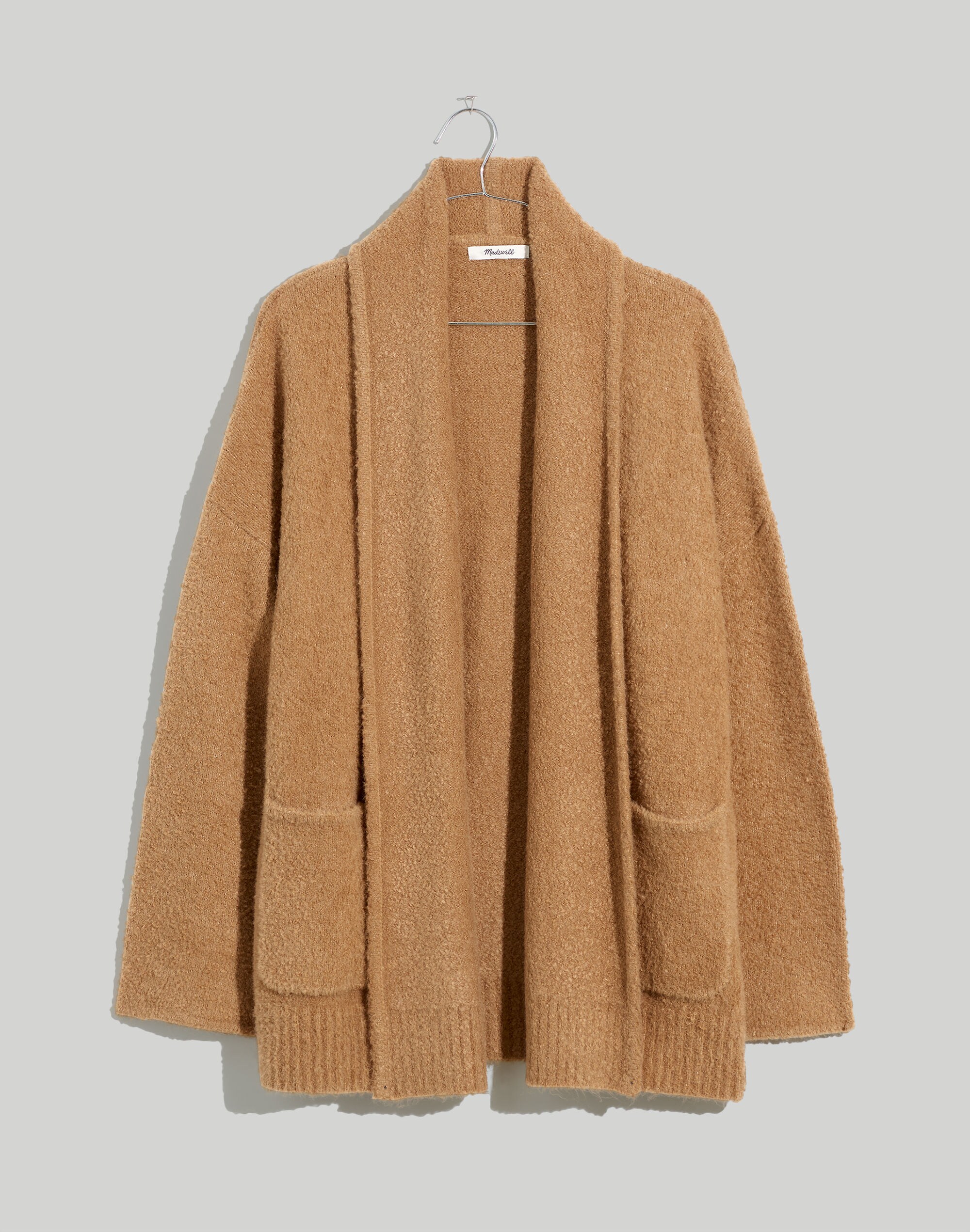 Plus Gallatin Shawl-Collar Cardigan Sweater