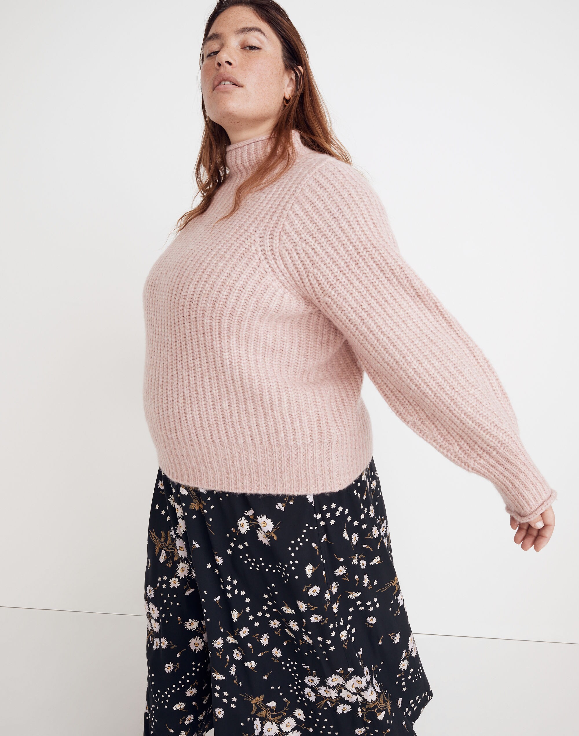 Plus Loretto Mockneck Pullover Sweater