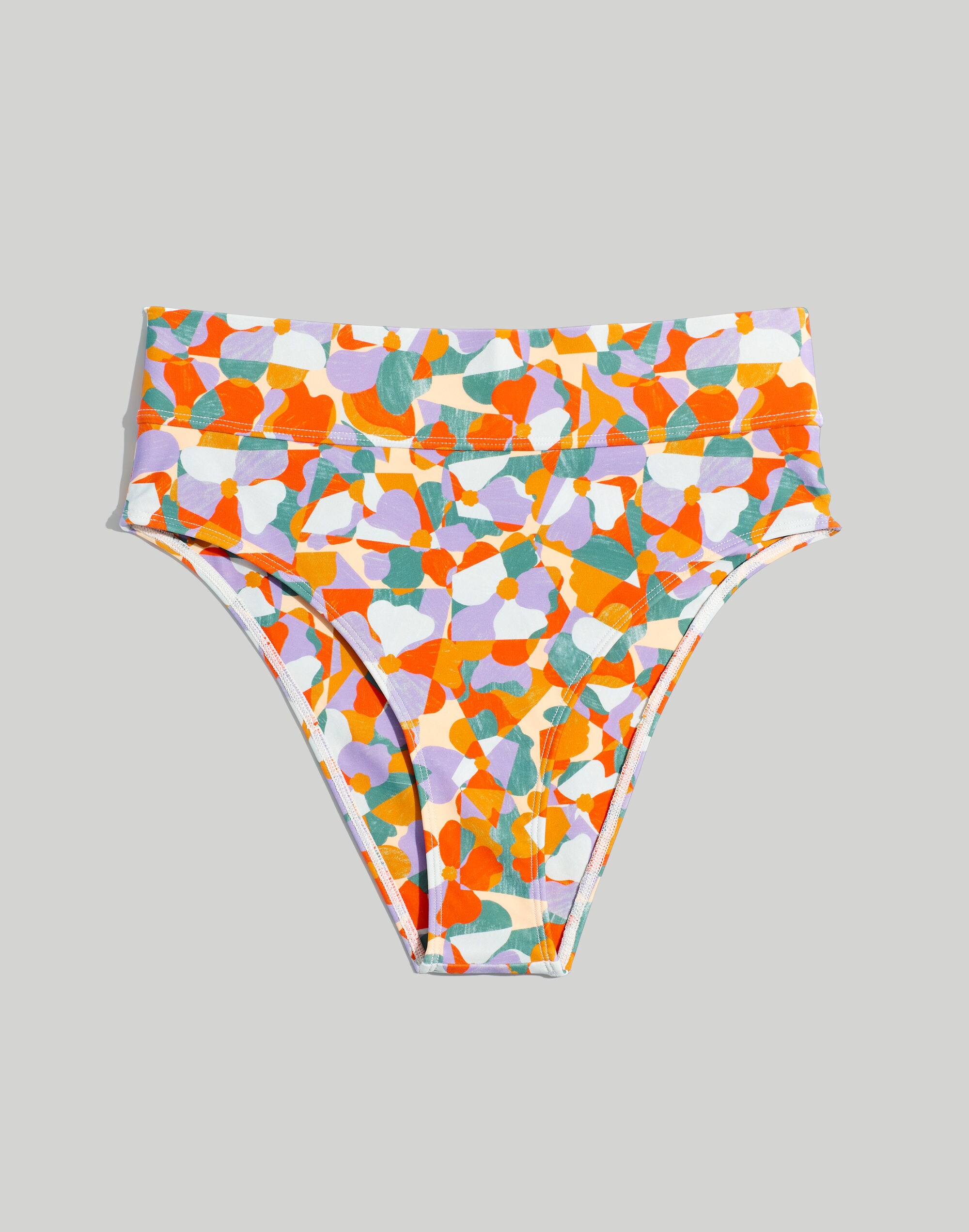 Madewell x OOKIOH Cannes Bikini Bottom in Floral Print