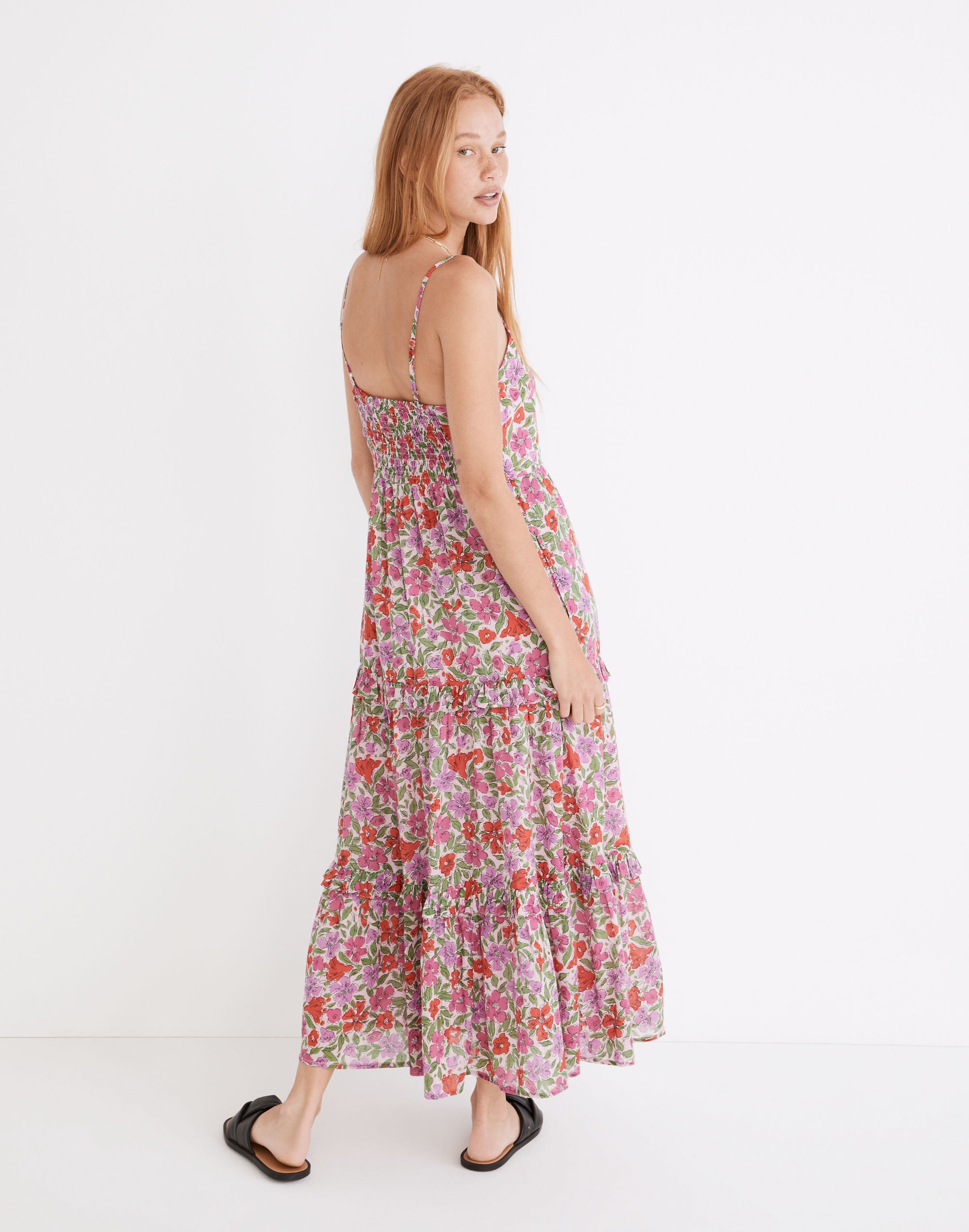 Banjanan Hazel Tiered Maxi Dress in Melodic Floral